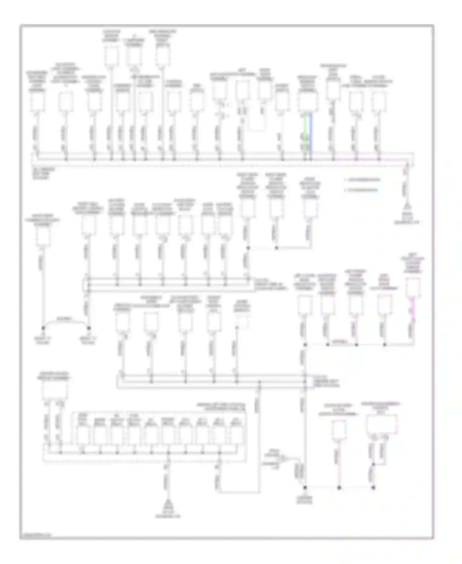 Prius Toyota III (2009-2011): Ground distribution circuit (4 of 4)