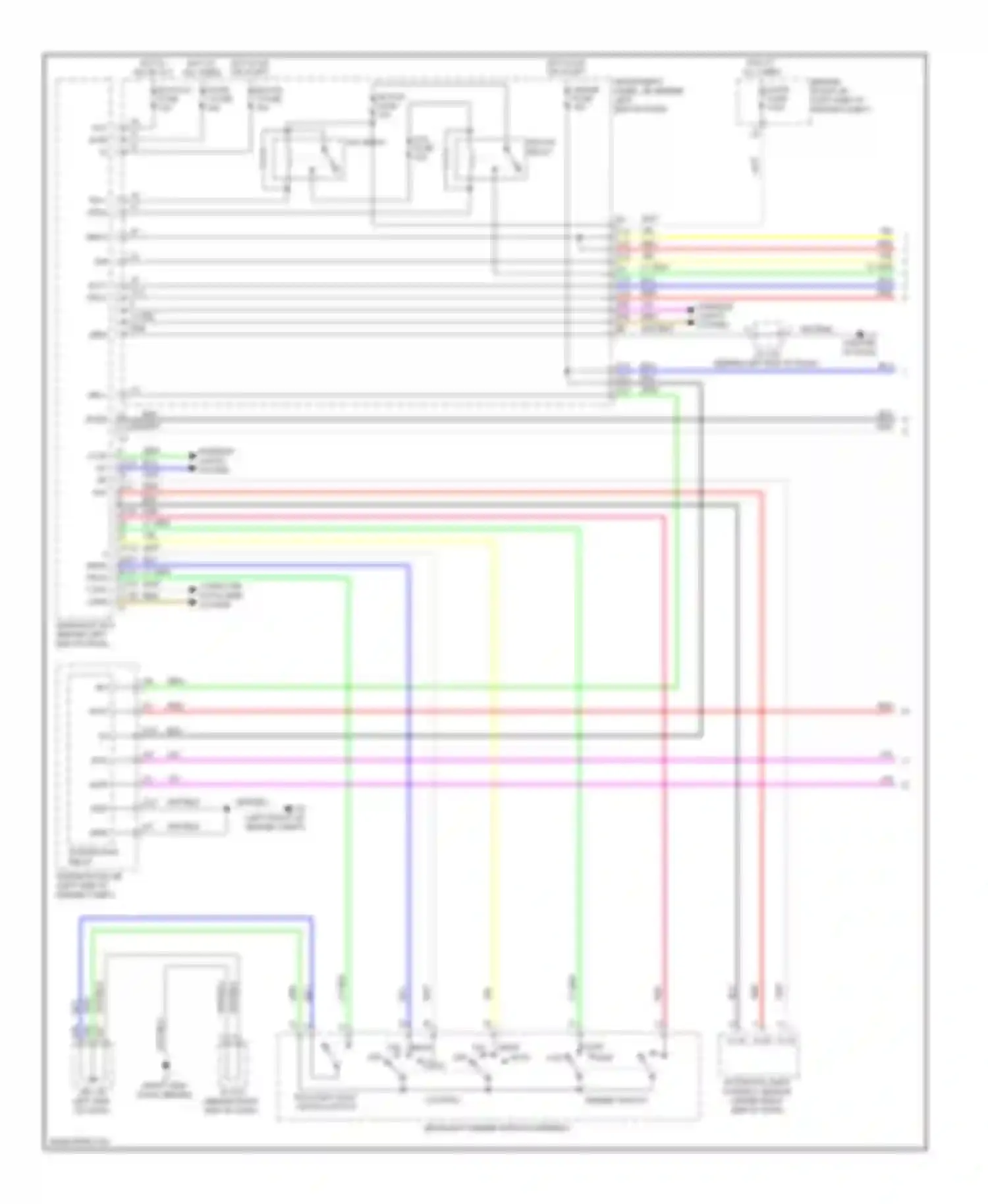 Prius Toyota III (2009-2011): Headlamps & fog lamps circuit, with drl (1 of 2)