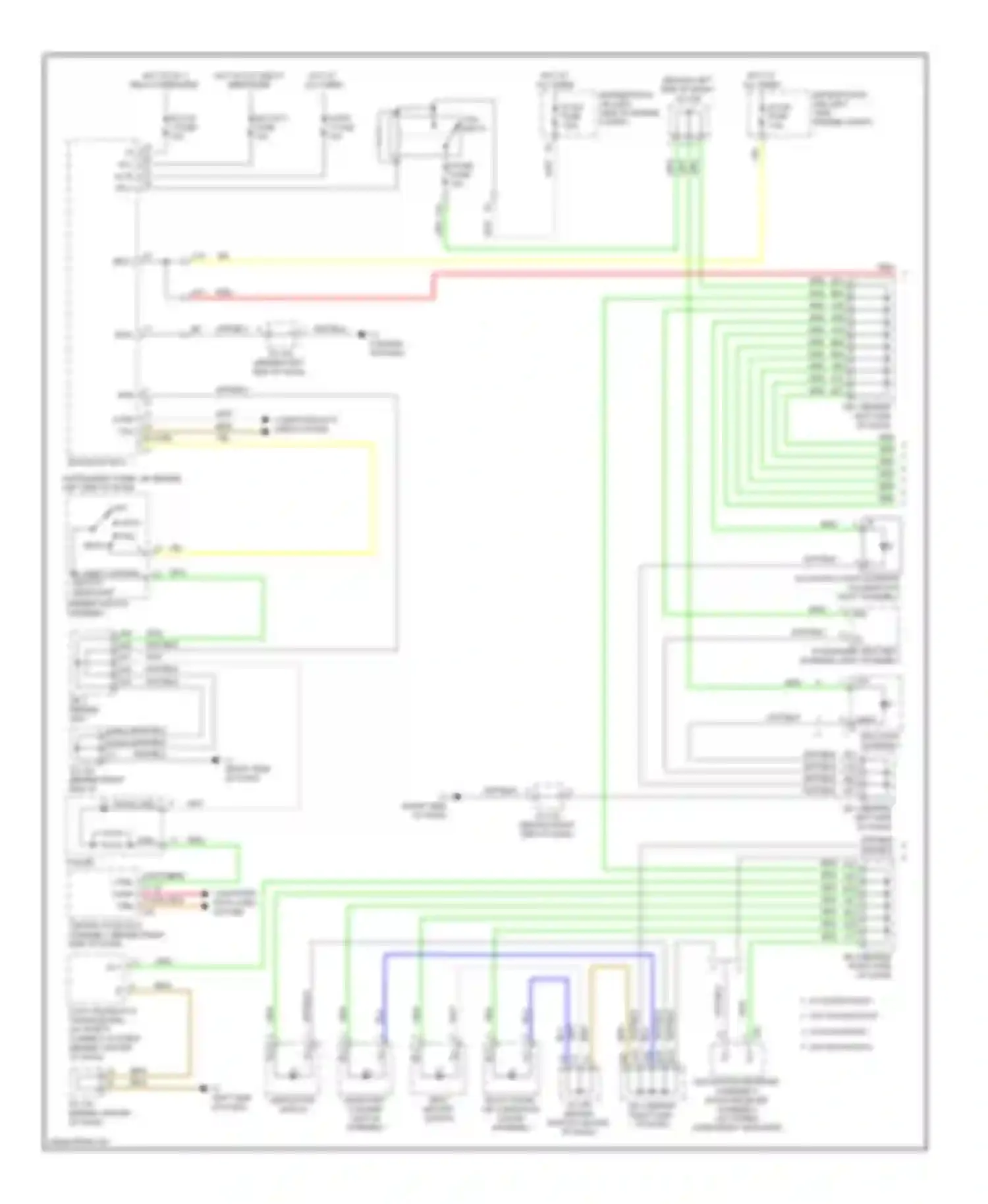 Prius Toyota III (2009-2011): Instrument illumination circuit (1 of 2)