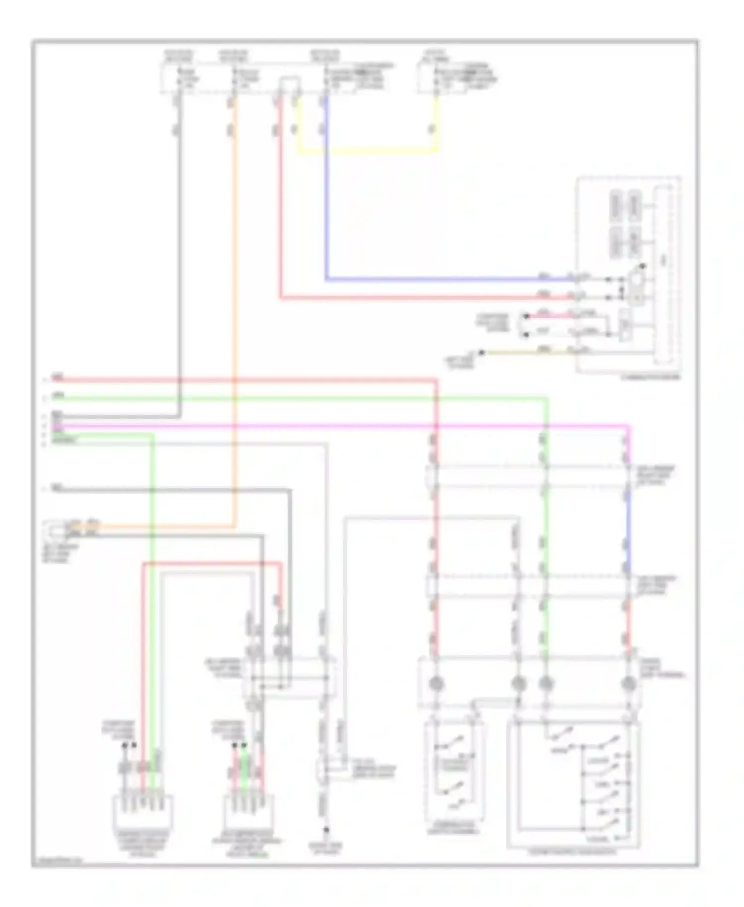 Prius Toyota III (2009-2011): Lane departure warning circuit (2 of 2)