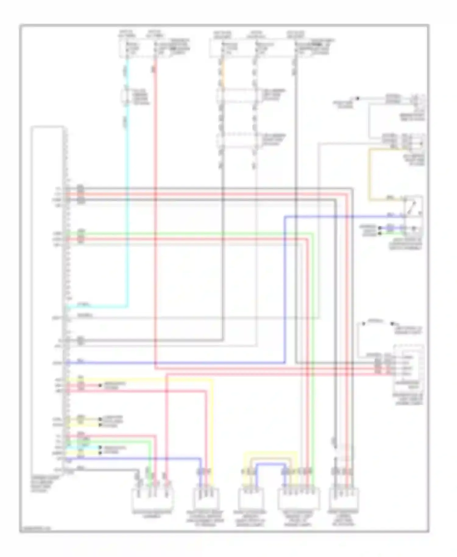 Prius Toyota III (2009-2011): Parking assistant circuit