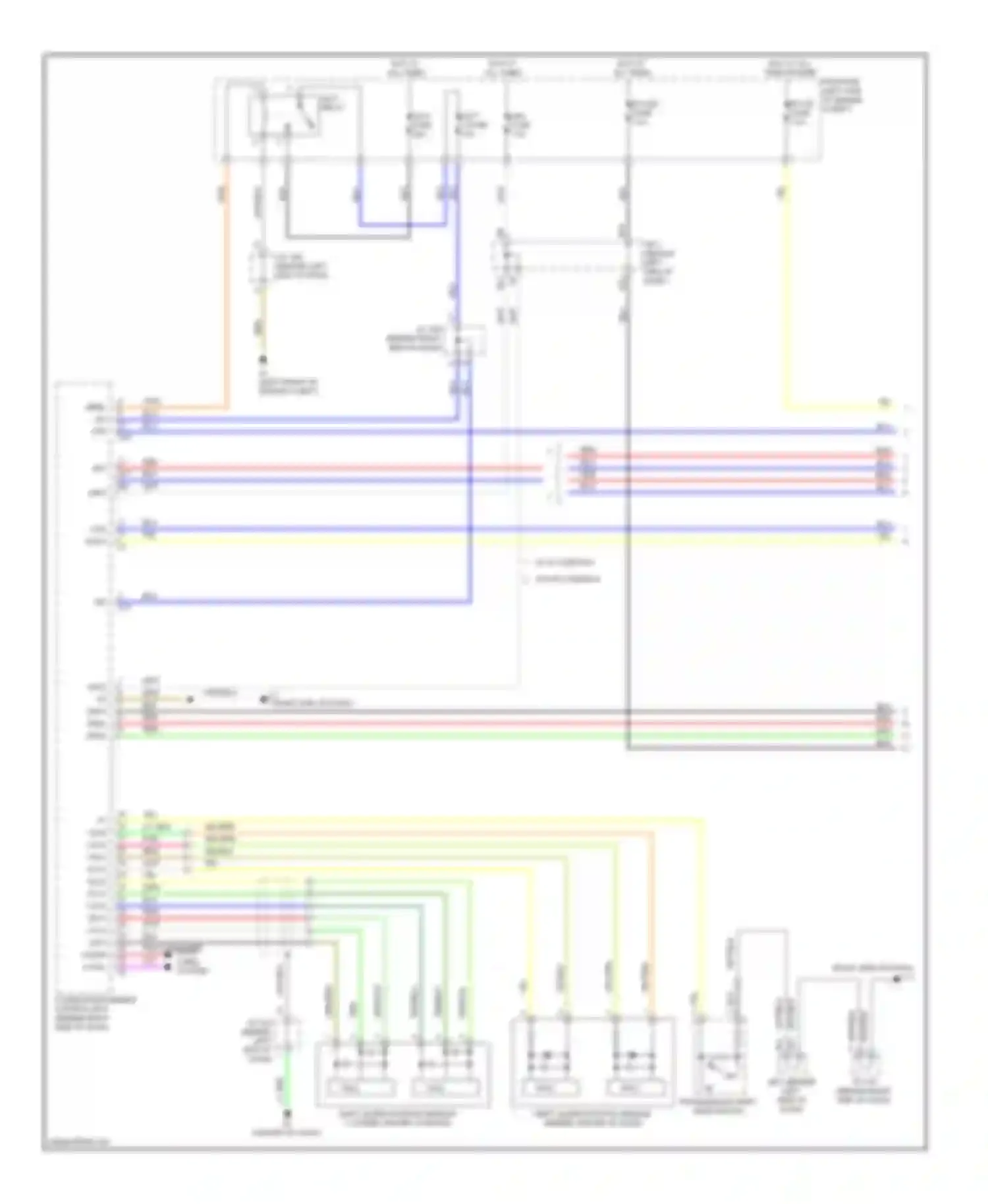 Prius Toyota III (2009-2011): Power door locks circuit (1 of 5)