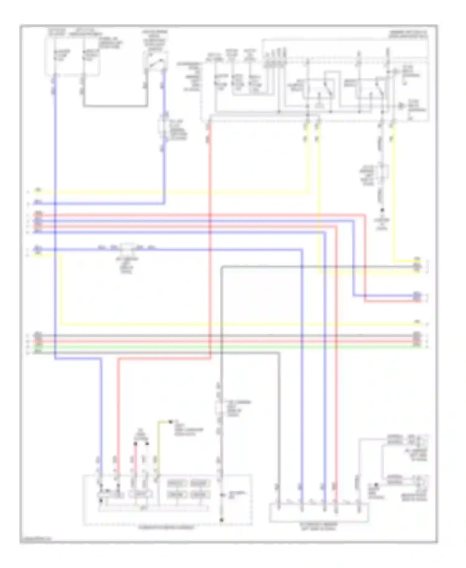 Prius Toyota III (2009-2011): Power door locks circuit (2 of 5)