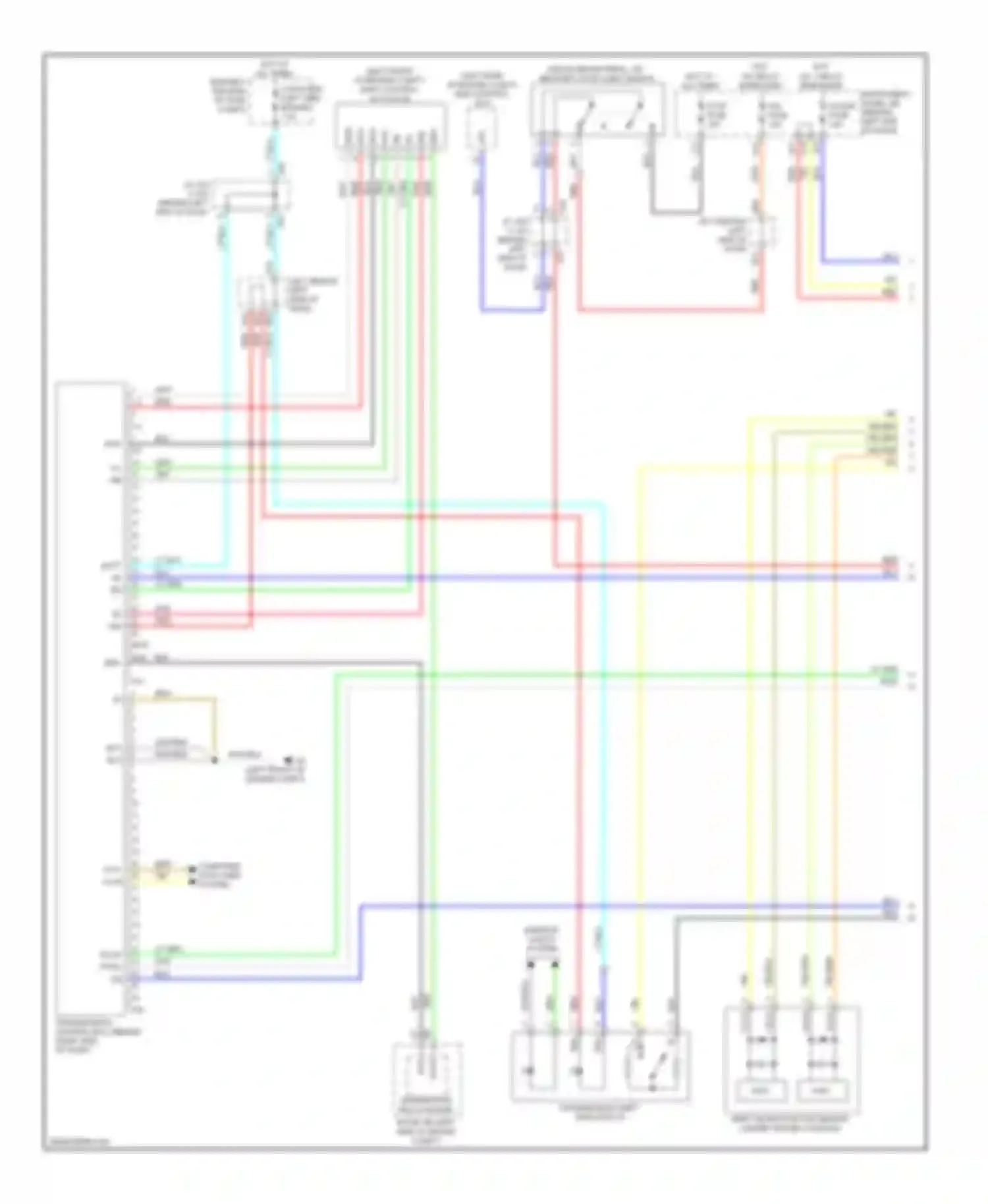 Prius Toyota III (2009-2011): Transmission circuit (1 of 2)