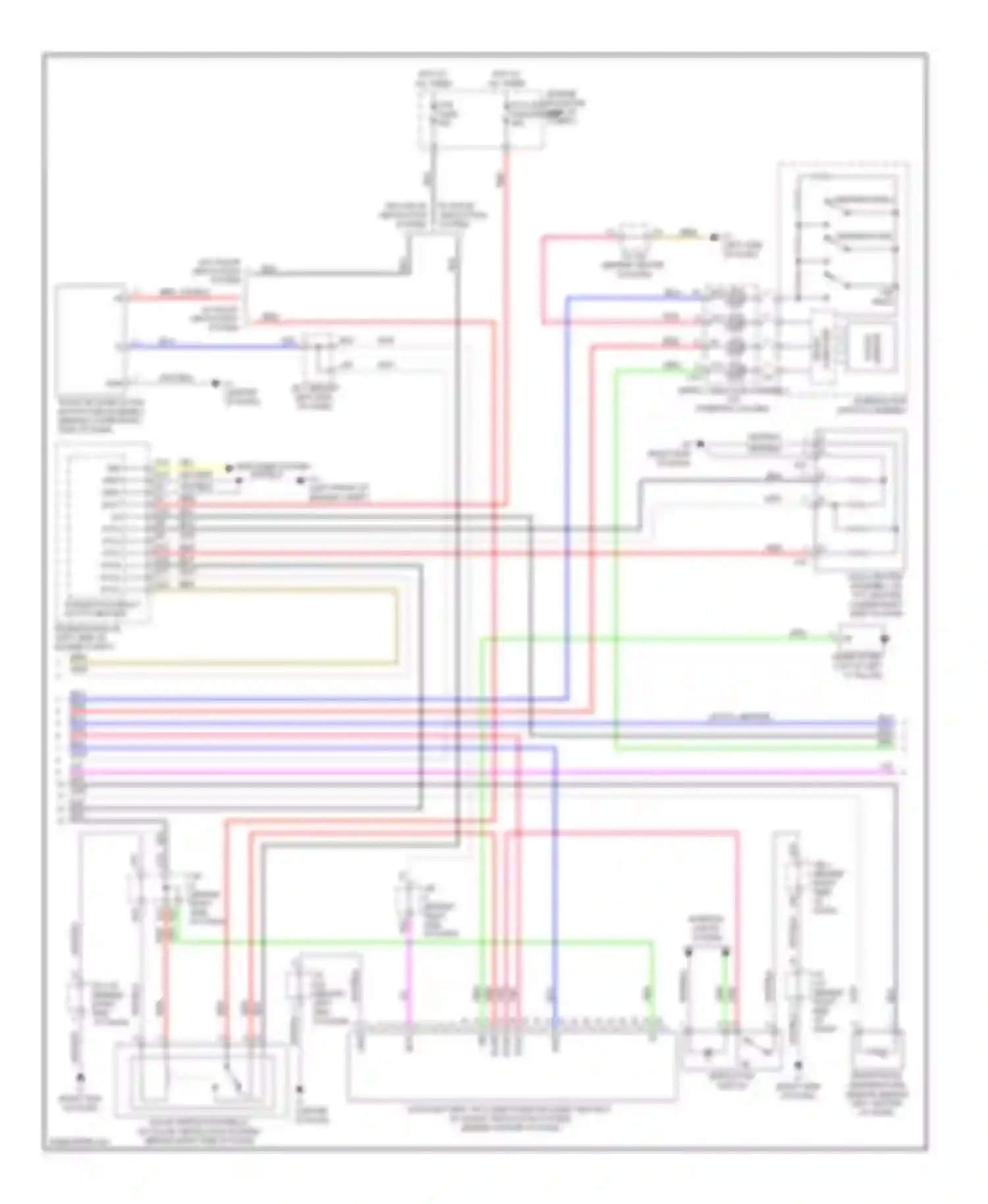 Wiring diagram dash) for Toyota Prius III (2009-2011) (1 of 2)