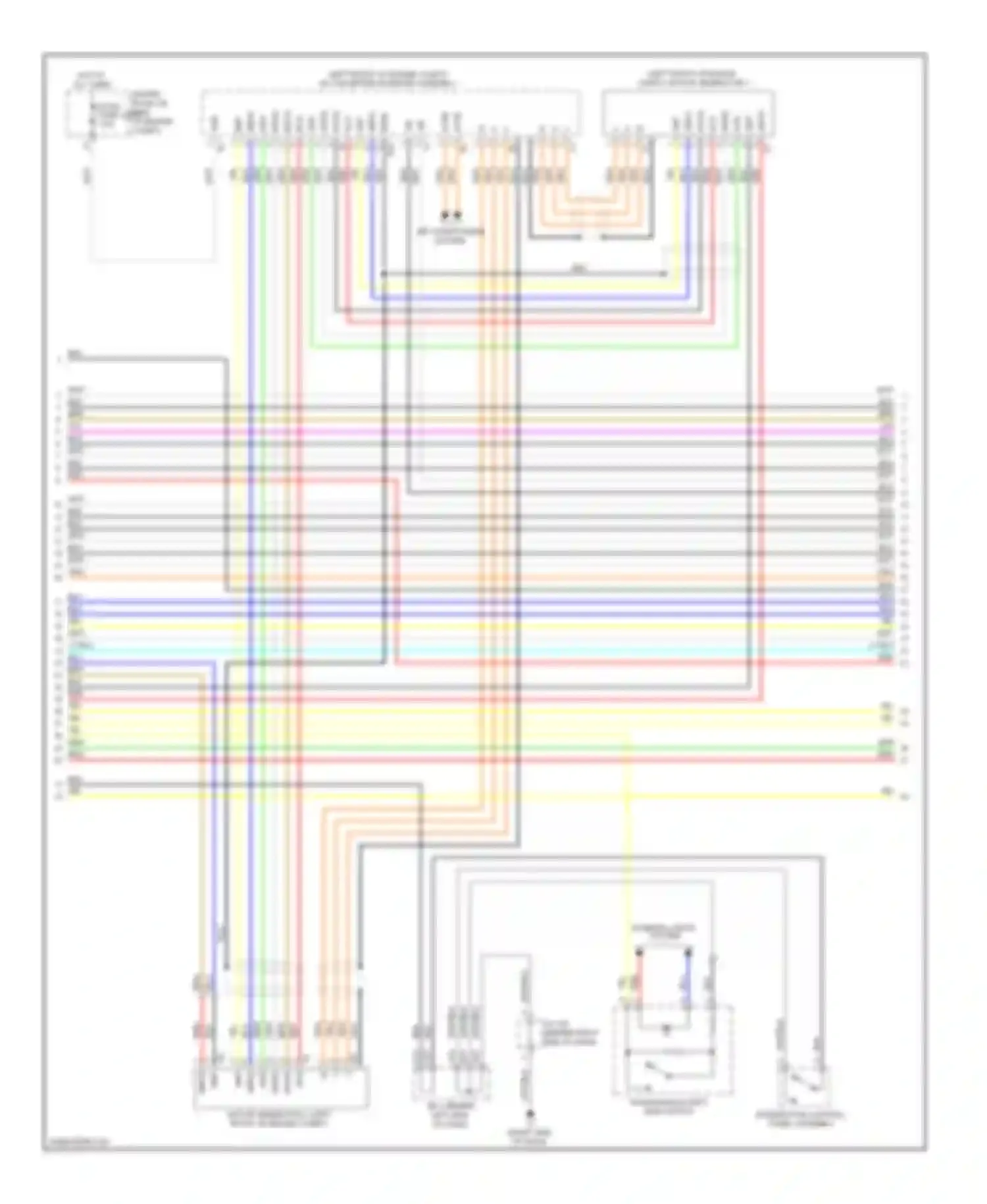 Wiring diagram integration control, panel assembly for Toyota Prius III (2009-2011) (7 of 7)