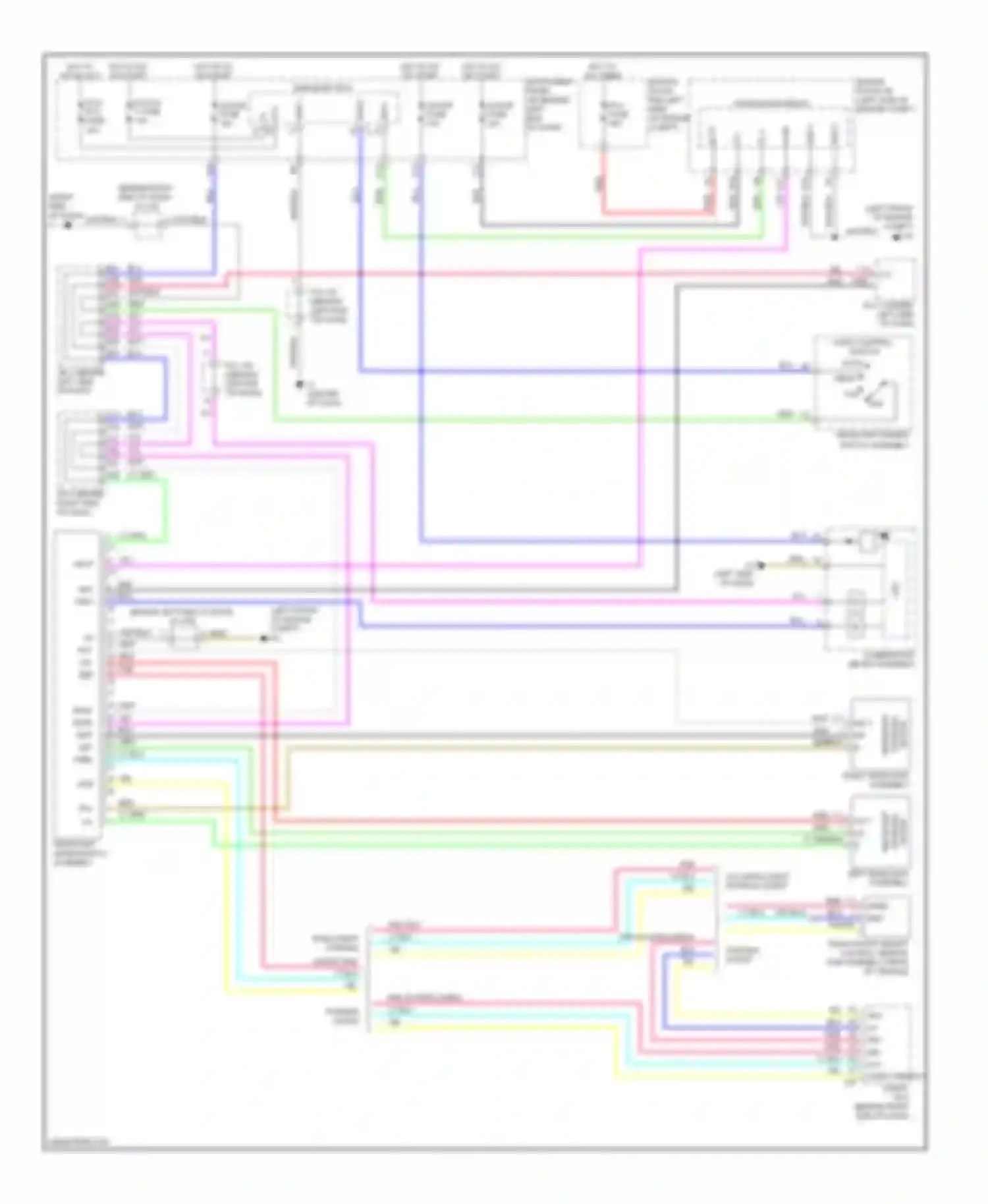 Wiring diagram integration relay for Toyota Prius III (2009-2011) (3 of 12)