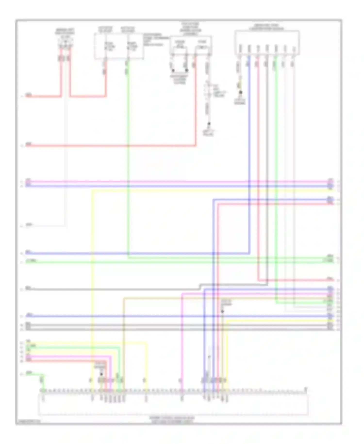 Wiring diagram left "c" pillar) for Toyota Prius III (2009-2011) (10 of 13)