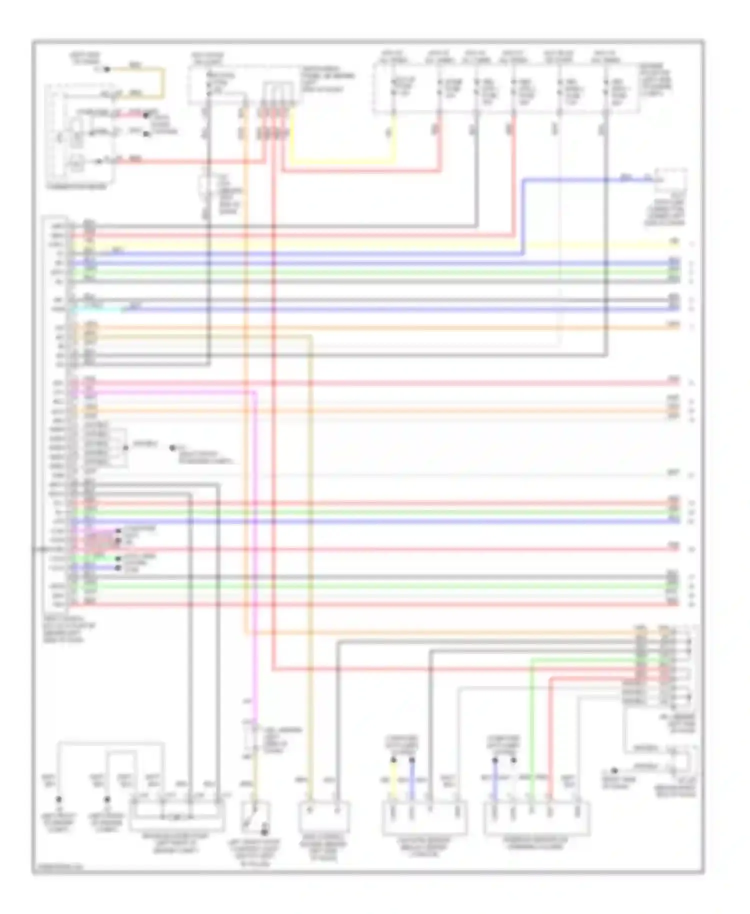 Wiring diagram of engine compt) for Toyota Prius III (2009-2011) (1 of 1)