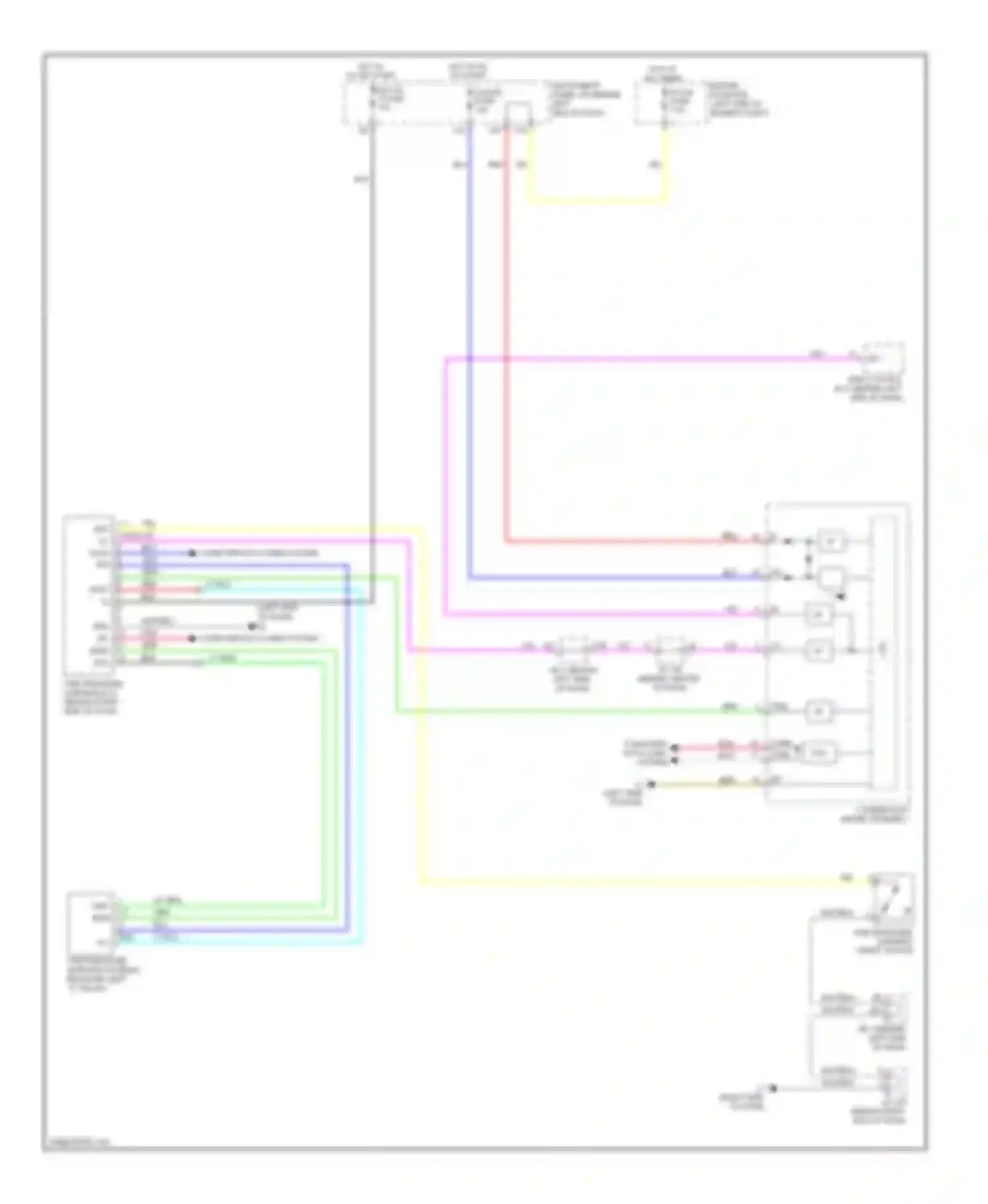 Wiring diagram tire pressure warning reset switch for Toyota Prius III (2009-2011) (2 of 2)