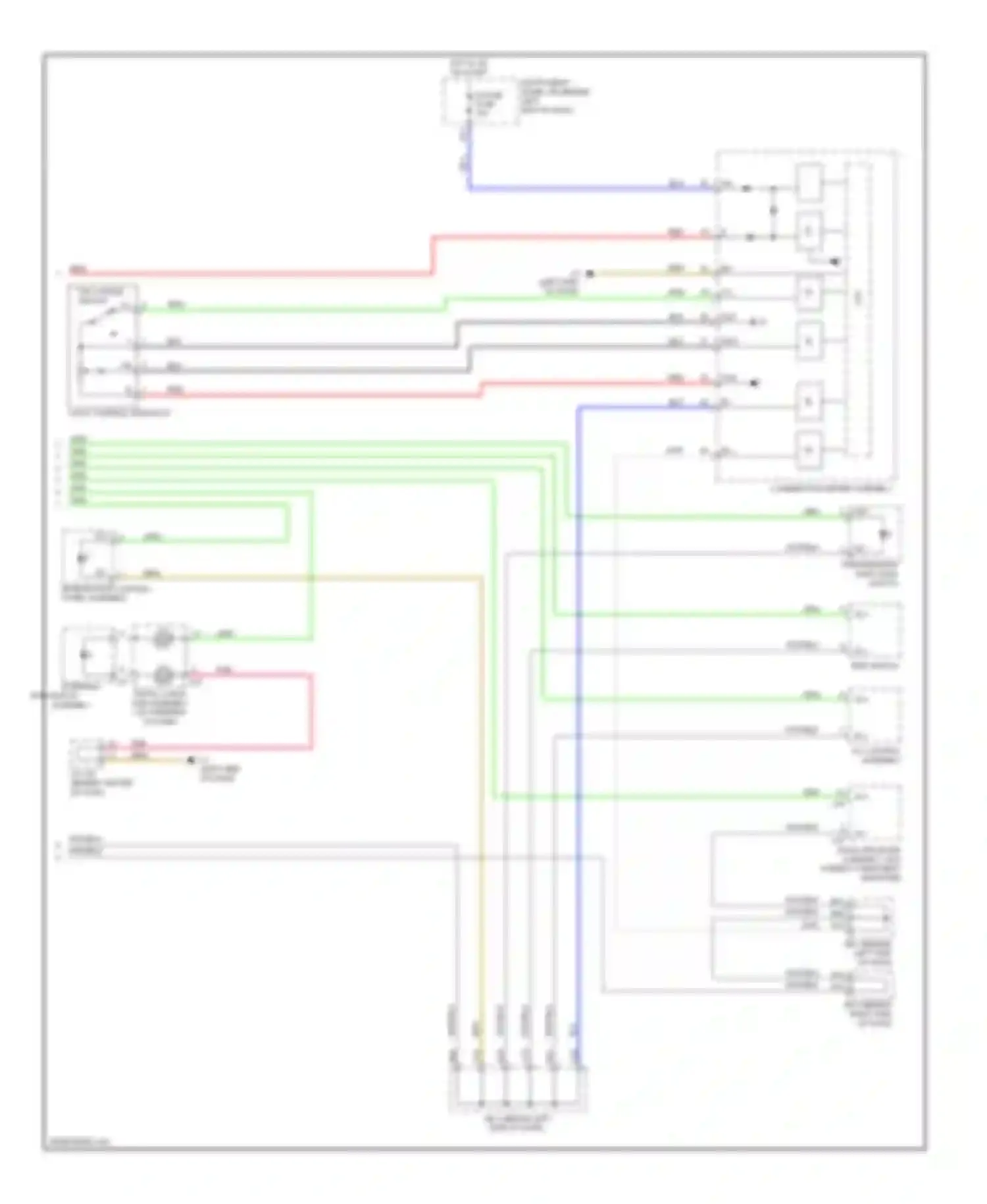Wiring diagram transmission shift main switch for Toyota Prius III (2009-2011) (3 of 6)