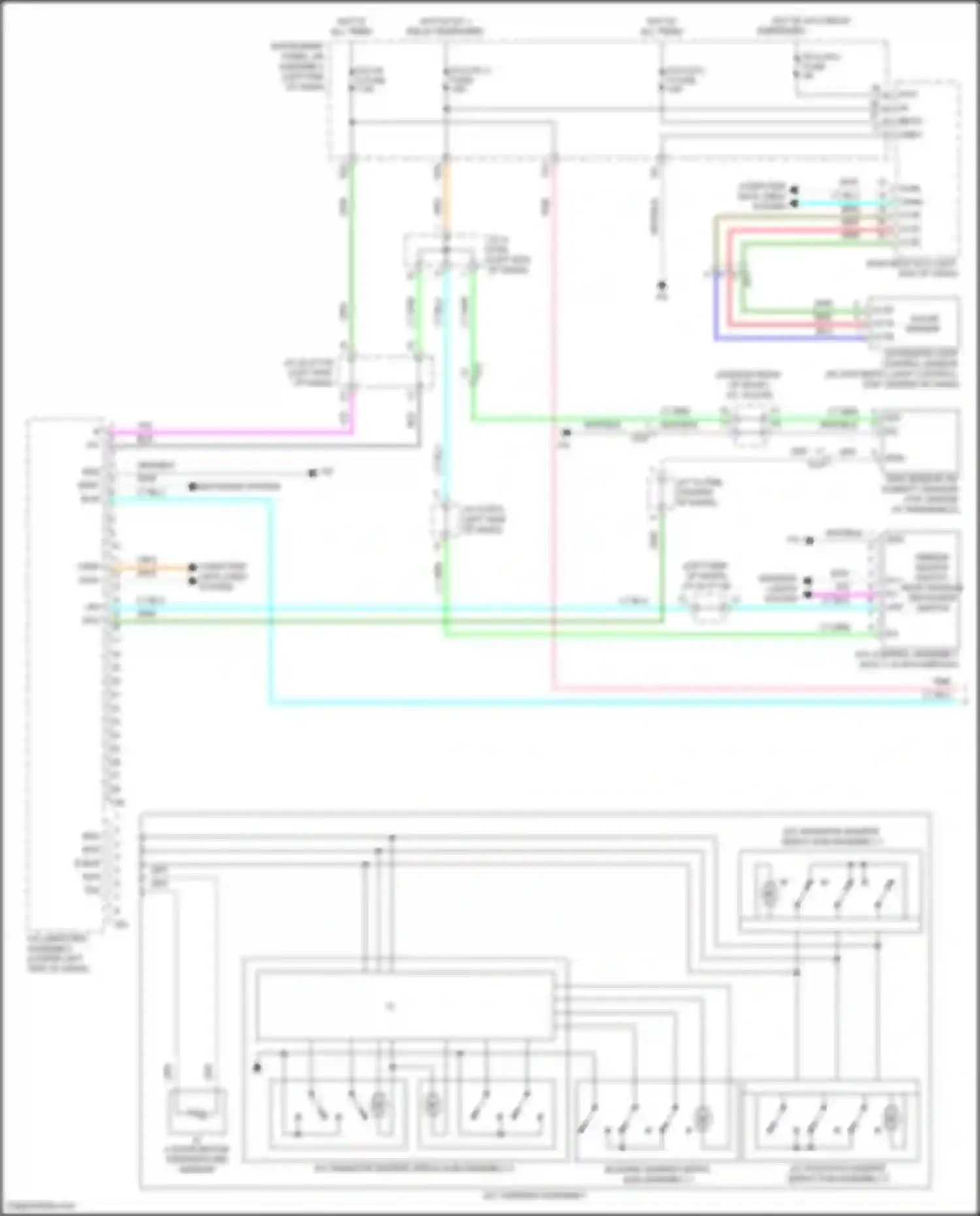 Prius Toyota IV facelift (2018-2023): Automatic a/c circuit (1 of 3)