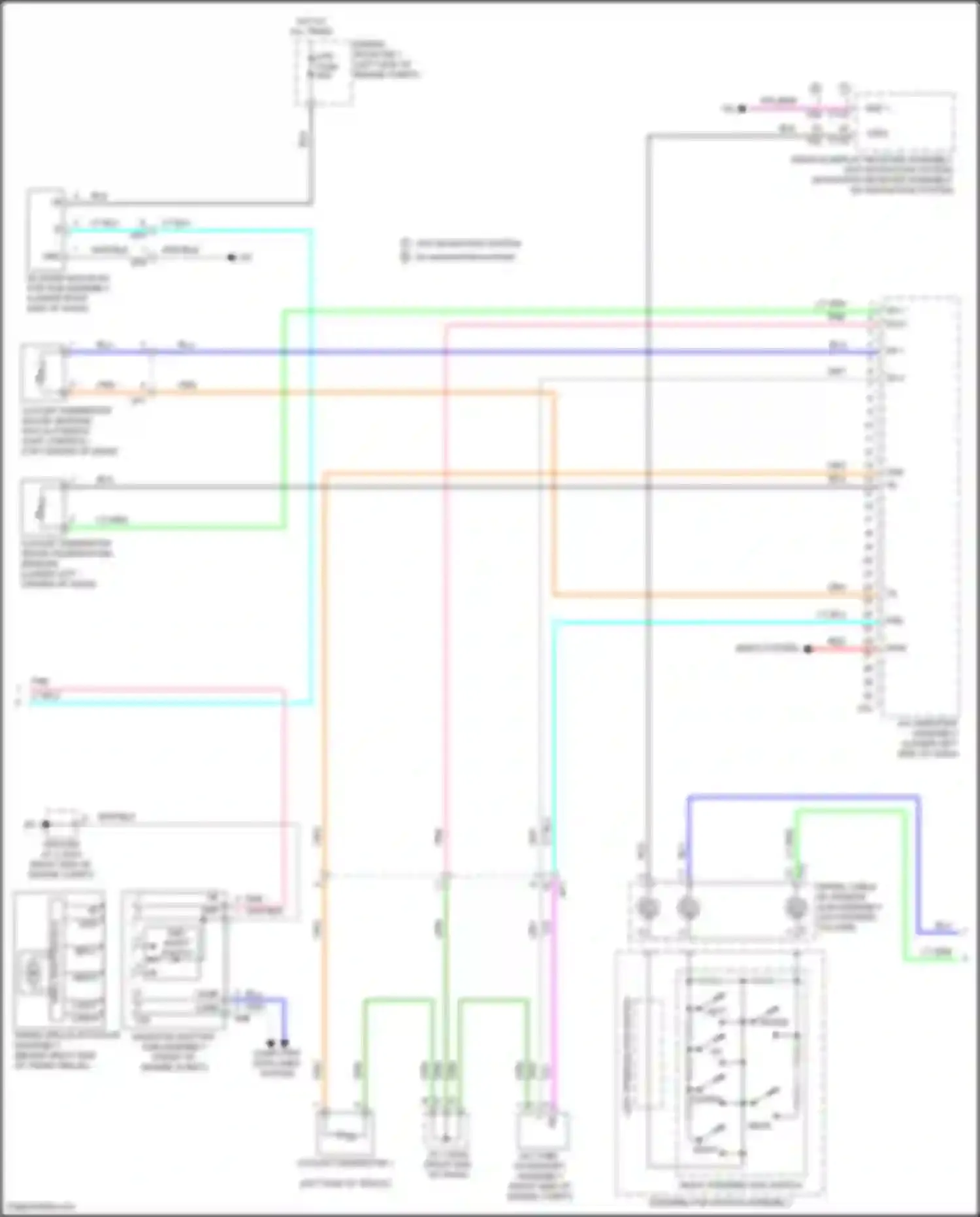 Prius Toyota IV facelift (2018-2023): Automatic a/c circuit (2 of 3)