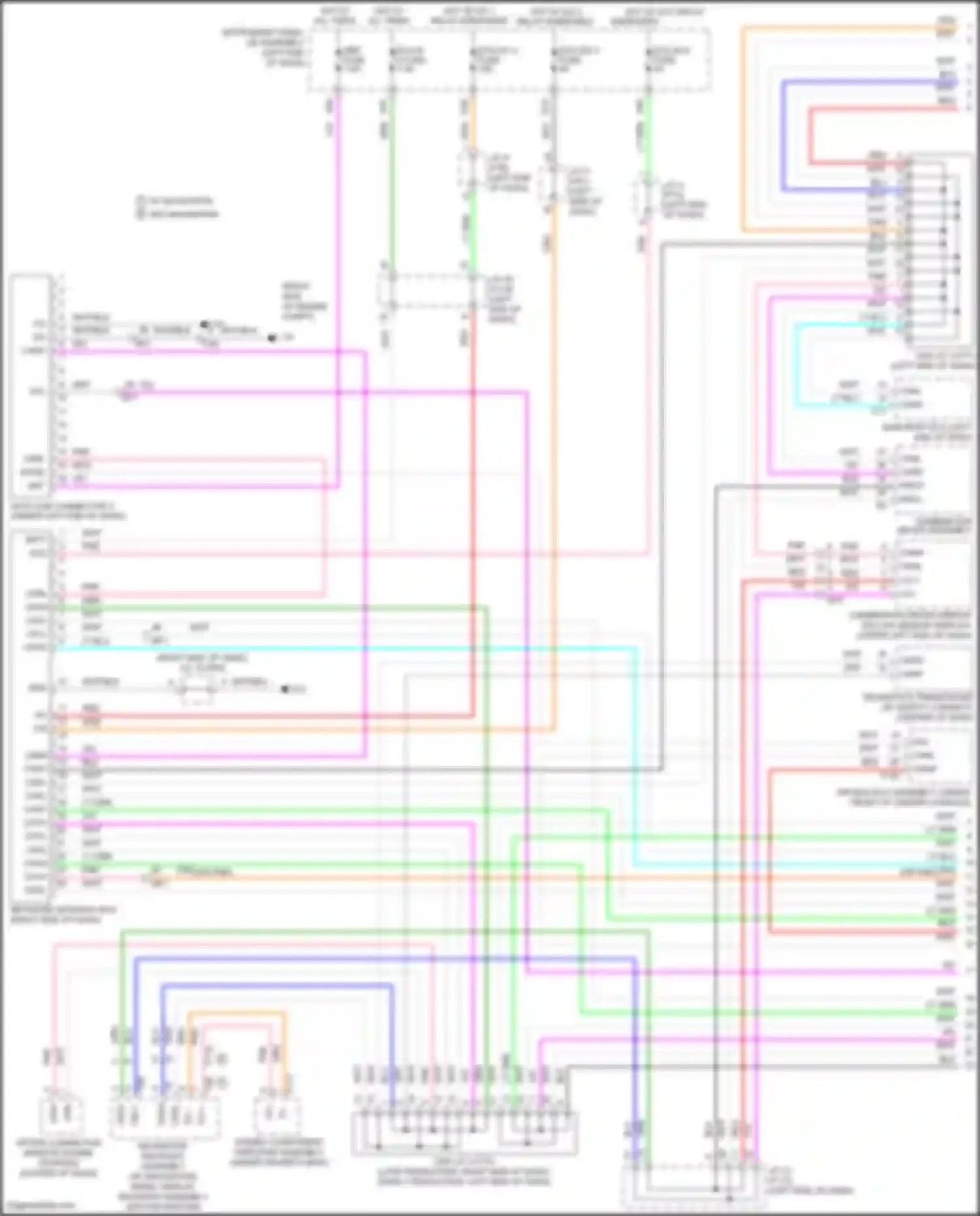 Prius Toyota IV facelift (2018-2023): Computer data lines circuit (1 of 3)