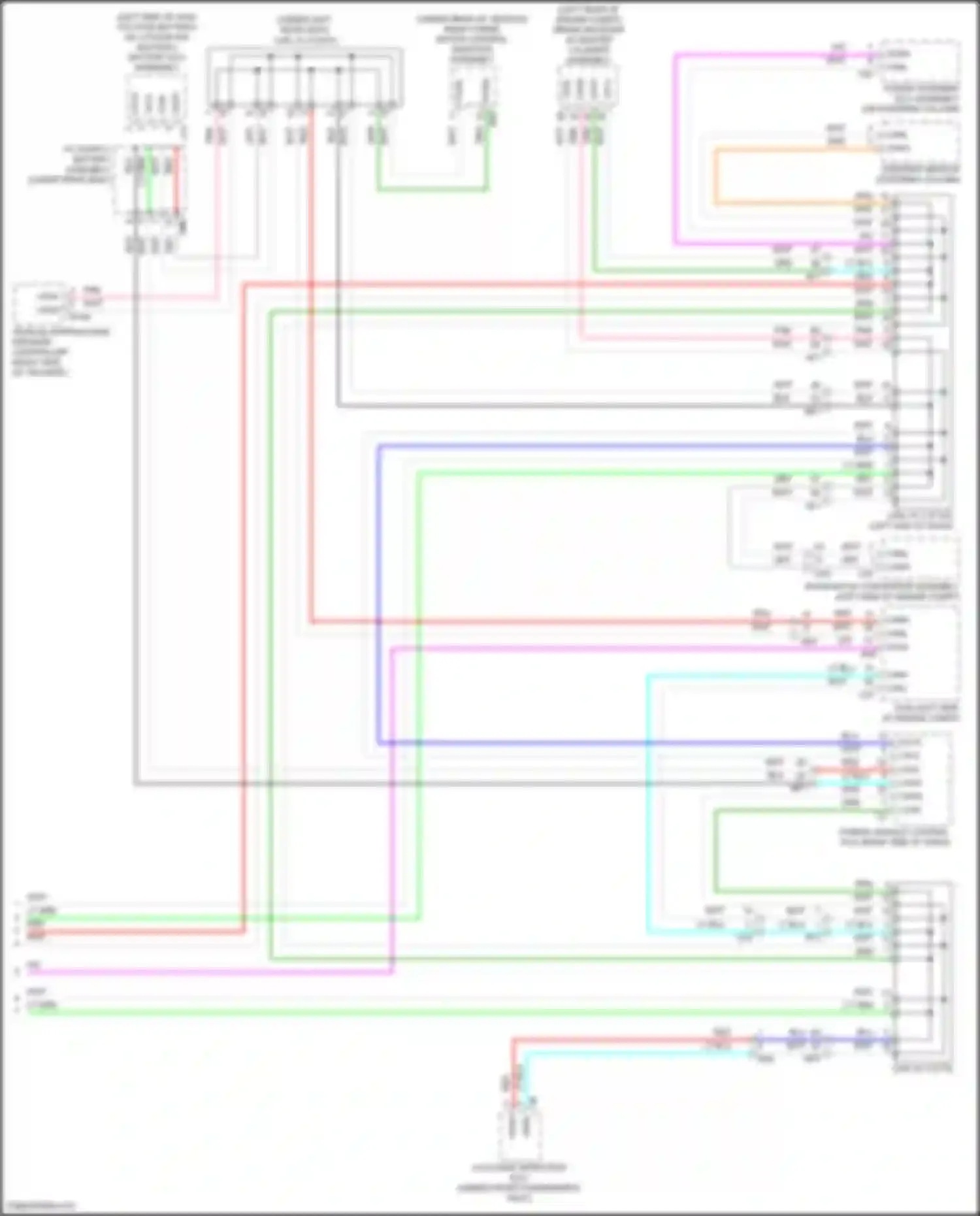 Prius Toyota IV facelift (2018-2023): Computer data lines circuit (3 of 3)