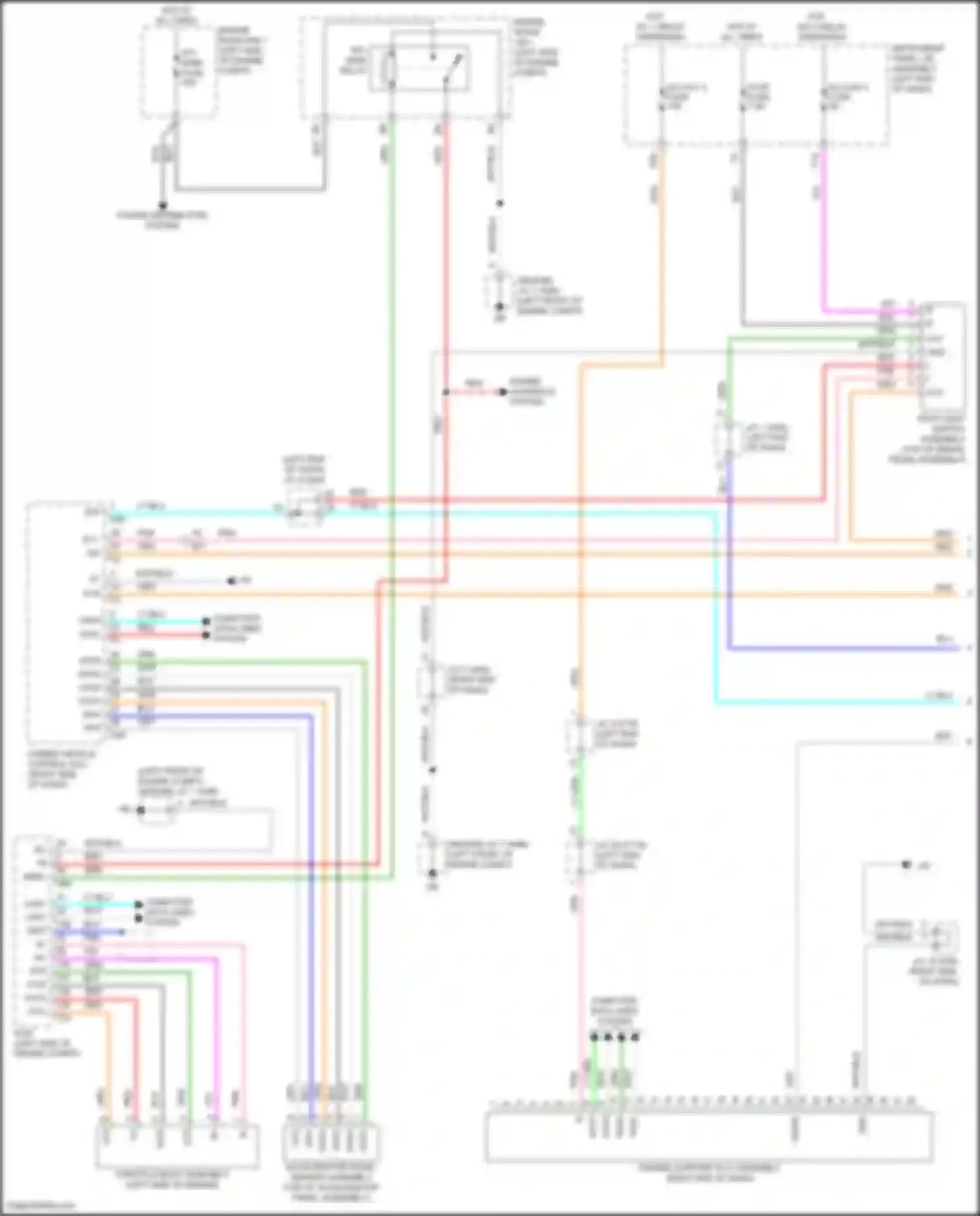 Prius Toyota IV facelift (2018-2023): Dynamic laser cruise control circuit (1 of 2)