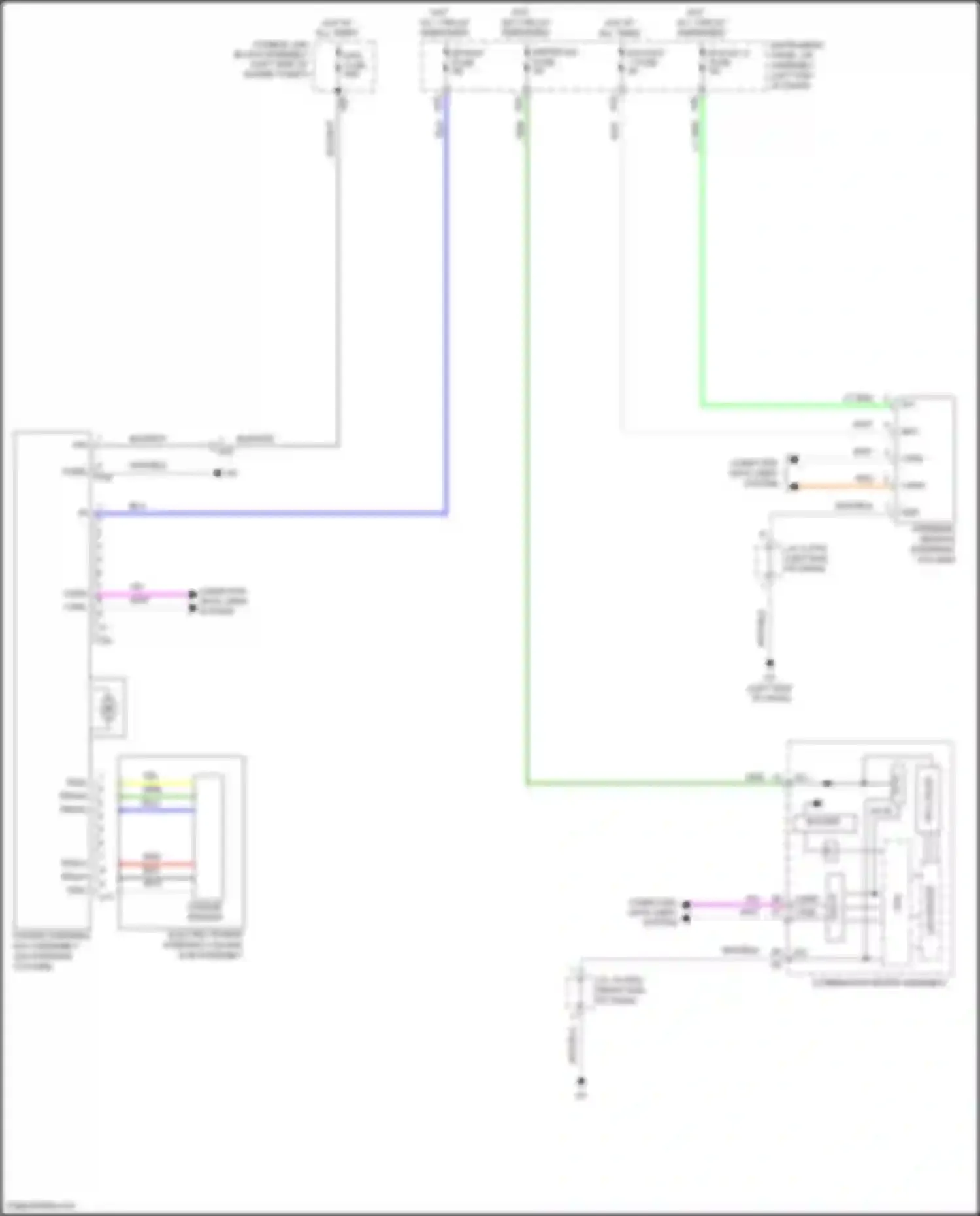 Prius Toyota IV facelift (2018-2023): Electronic power steering circuit