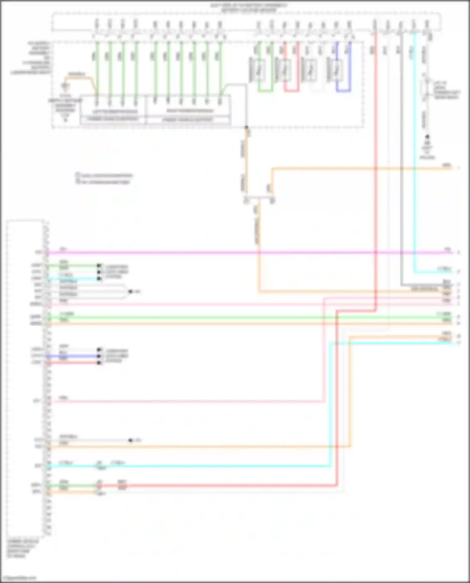 Prius Toyota IV facelift (2018-2023): Wiring diagram engine performance 1.8l hybrid, hybrid system circuit (1 of 8)