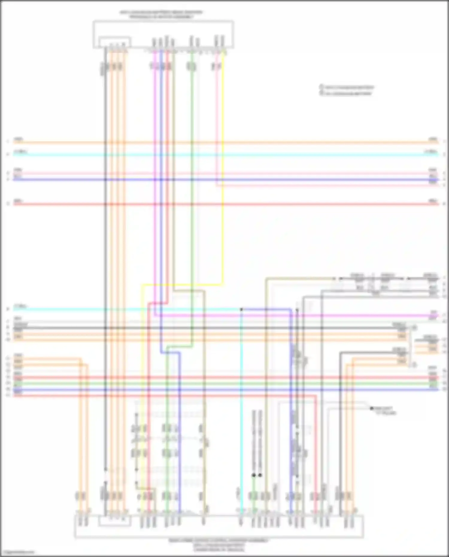 Prius Toyota IV facelift (2018-2023): Wiring diagram engine performance 1.8l hybrid, hybrid system circuit (6 of 8)