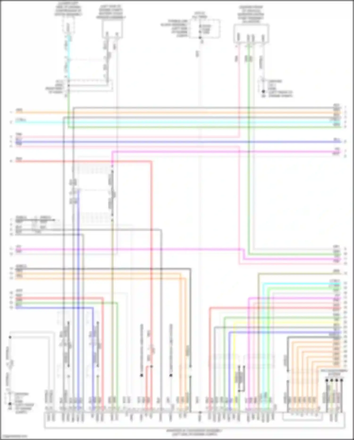 Prius Toyota IV facelift (2018-2023): Wiring diagram engine performance 1.8l hybrid, hybrid system circuit (7 of 8)