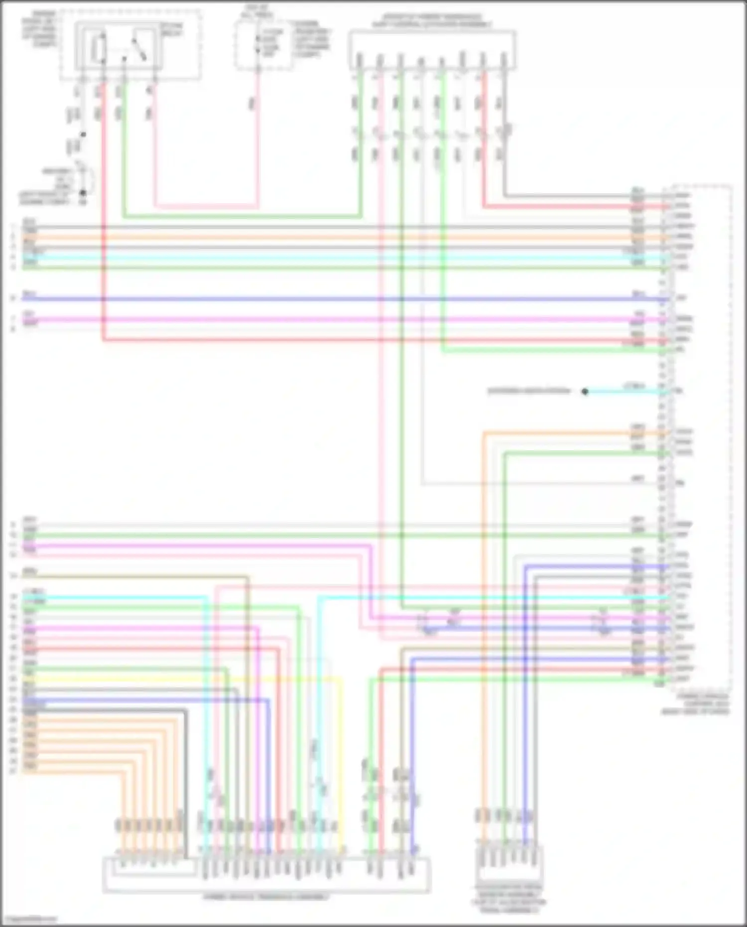 Prius Toyota IV facelift (2018-2023): Wiring diagram engine performance 1.8l hybrid, hybrid system circuit (8 of 8)