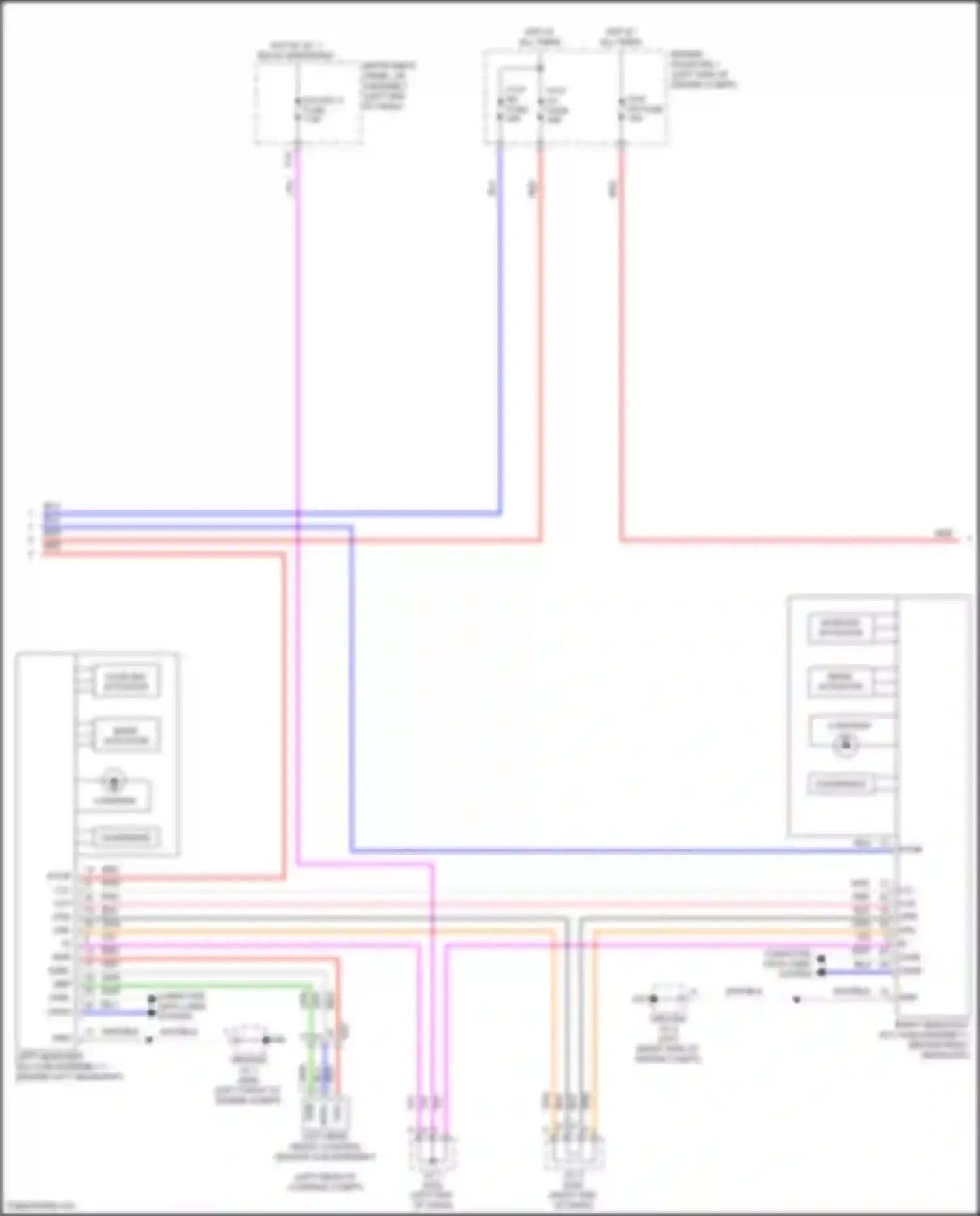 Prius Toyota IV facelift (2018-2023): Headlights circuit, w/ headlight beam level (2 of 3)
