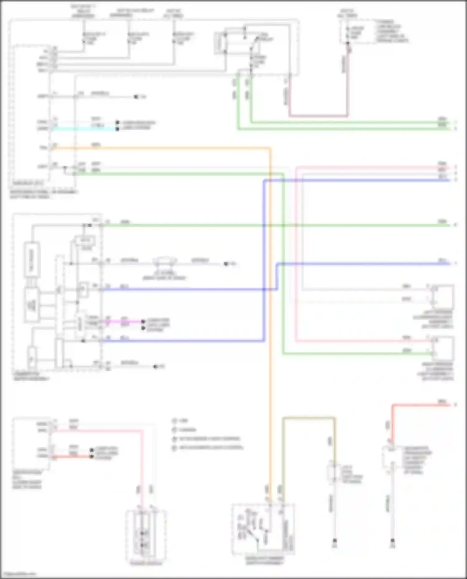 Prius Toyota IV facelift (2018-2023): Instrument illumination circuit (1 of 4)