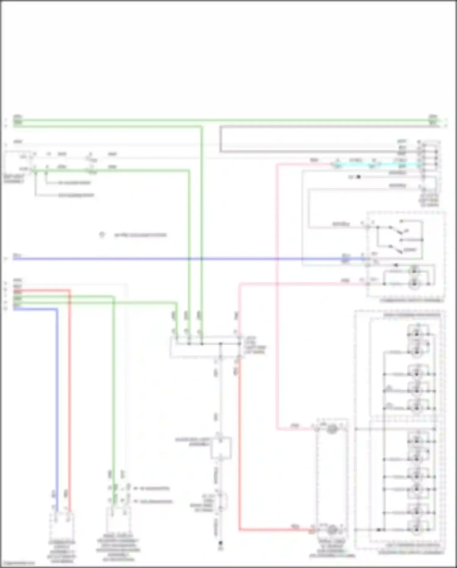 Prius Toyota IV facelift (2018-2023): Instrument illumination circuit (3 of 4)
