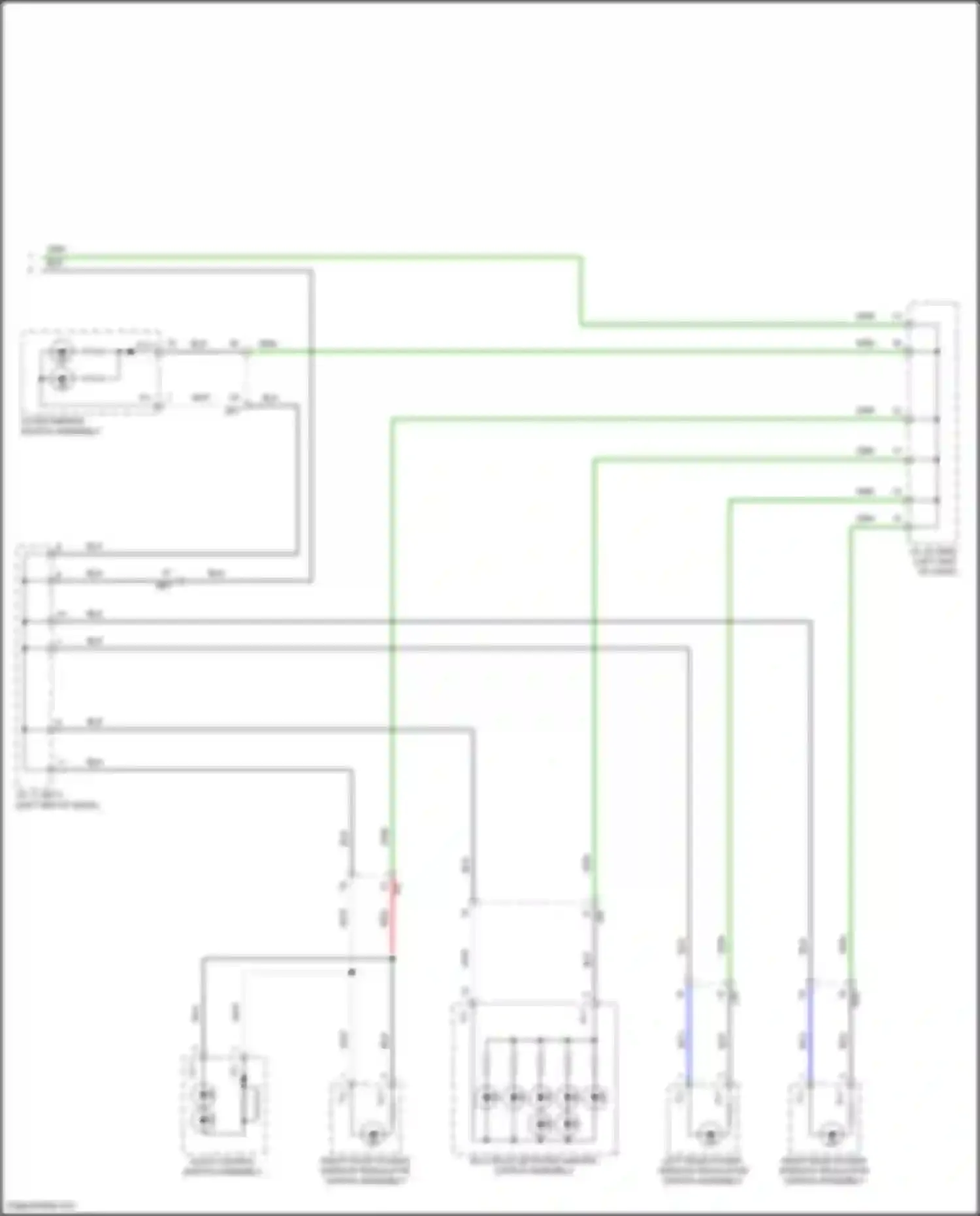 Prius Toyota IV facelift (2018-2023): Instrument illumination circuit (4 of 4)