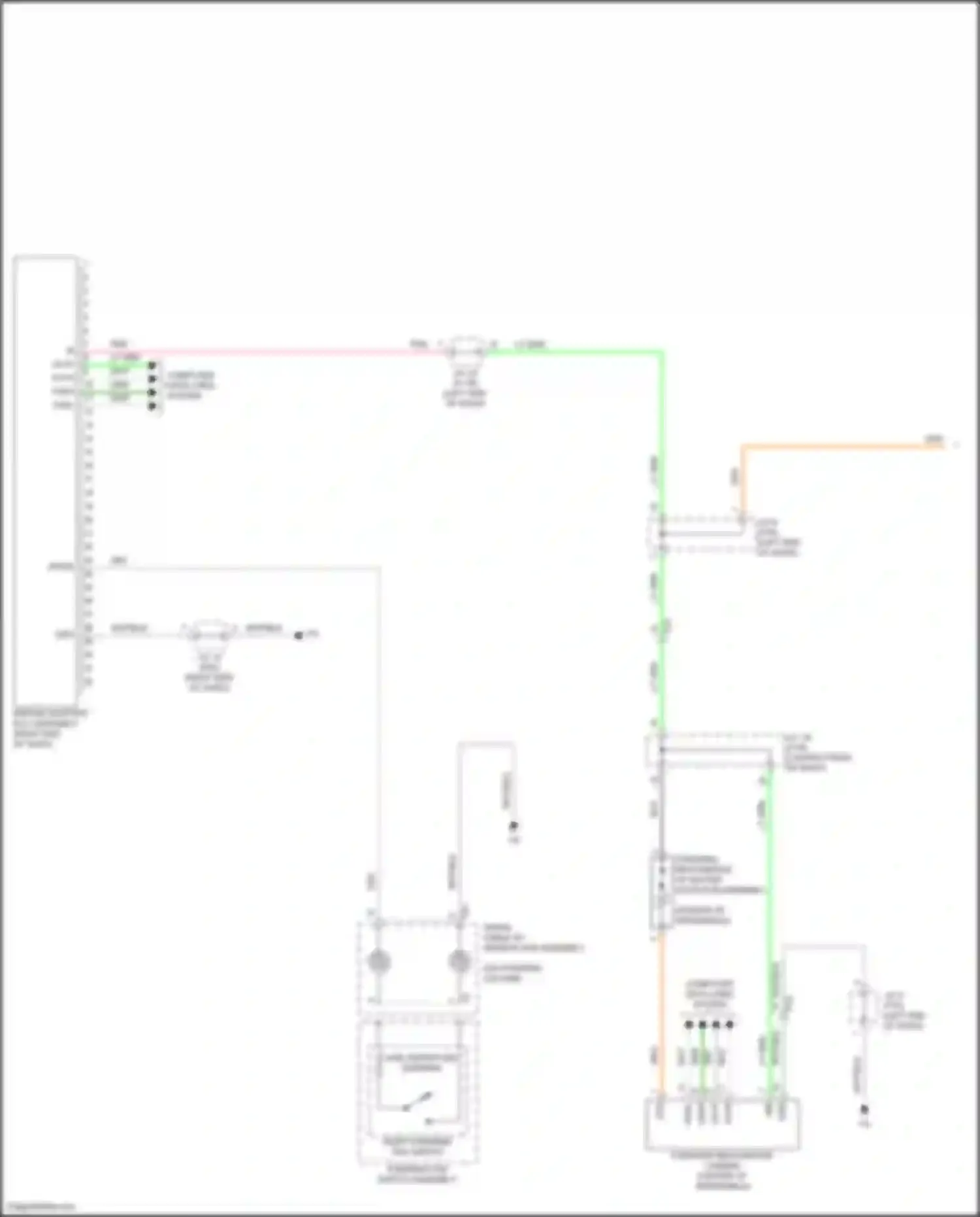 Prius Toyota IV facelift (2018-2023): Lane departure warning circuit (1 of 2)