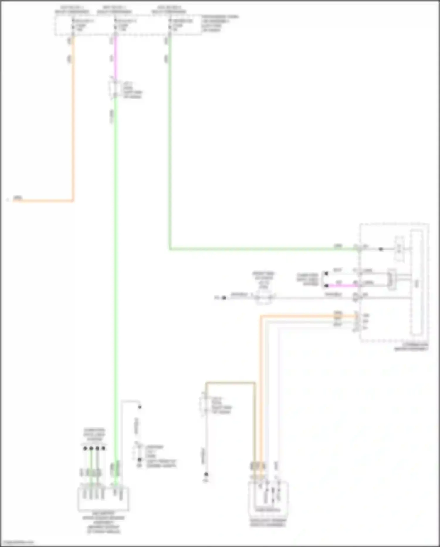 Prius Toyota IV facelift (2018-2023): Lane departure warning circuit (2 of 2)