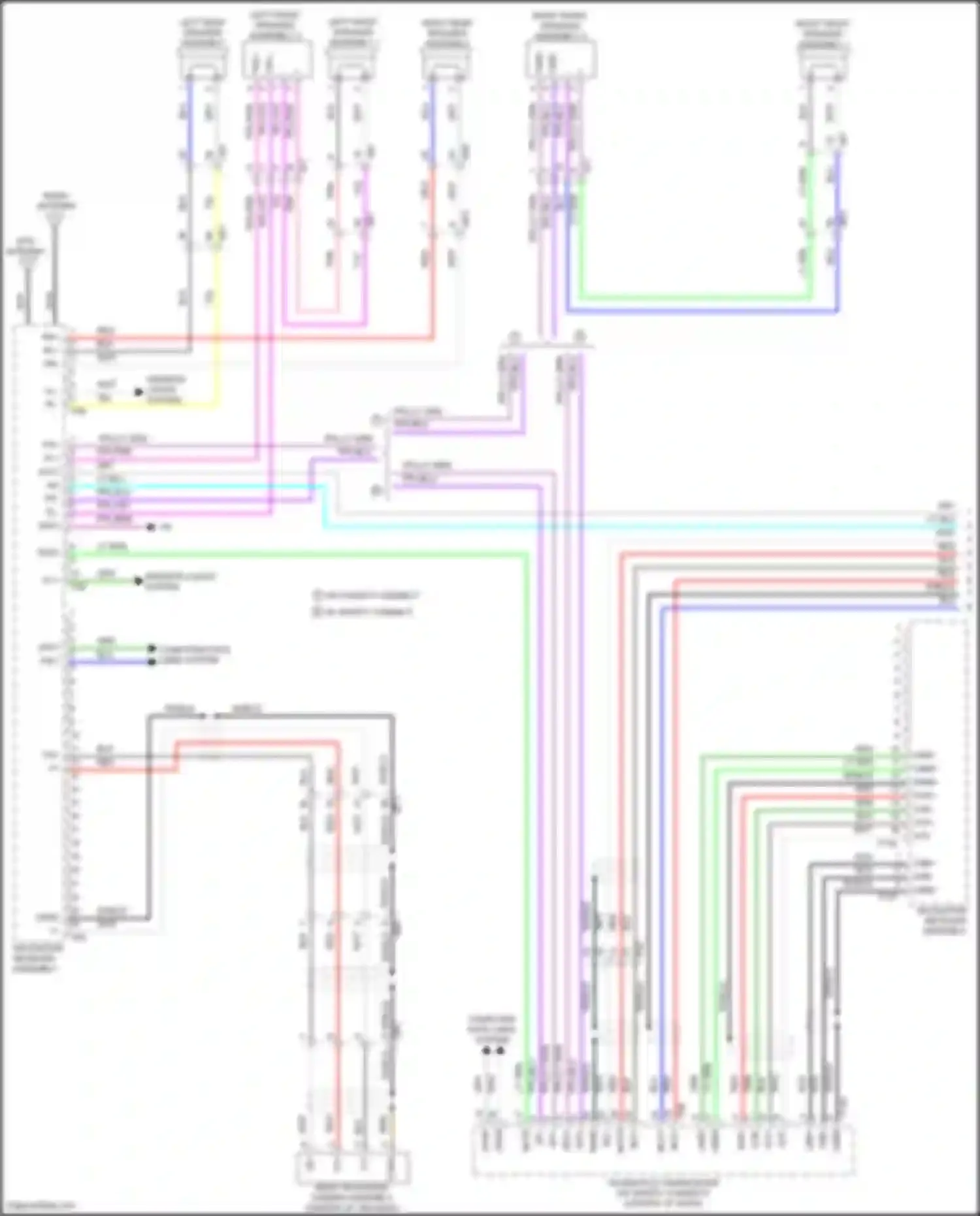 Prius Toyota IV facelift (2018-2023): Navigation circuit, w/ built-in amplifier (1 of 3)