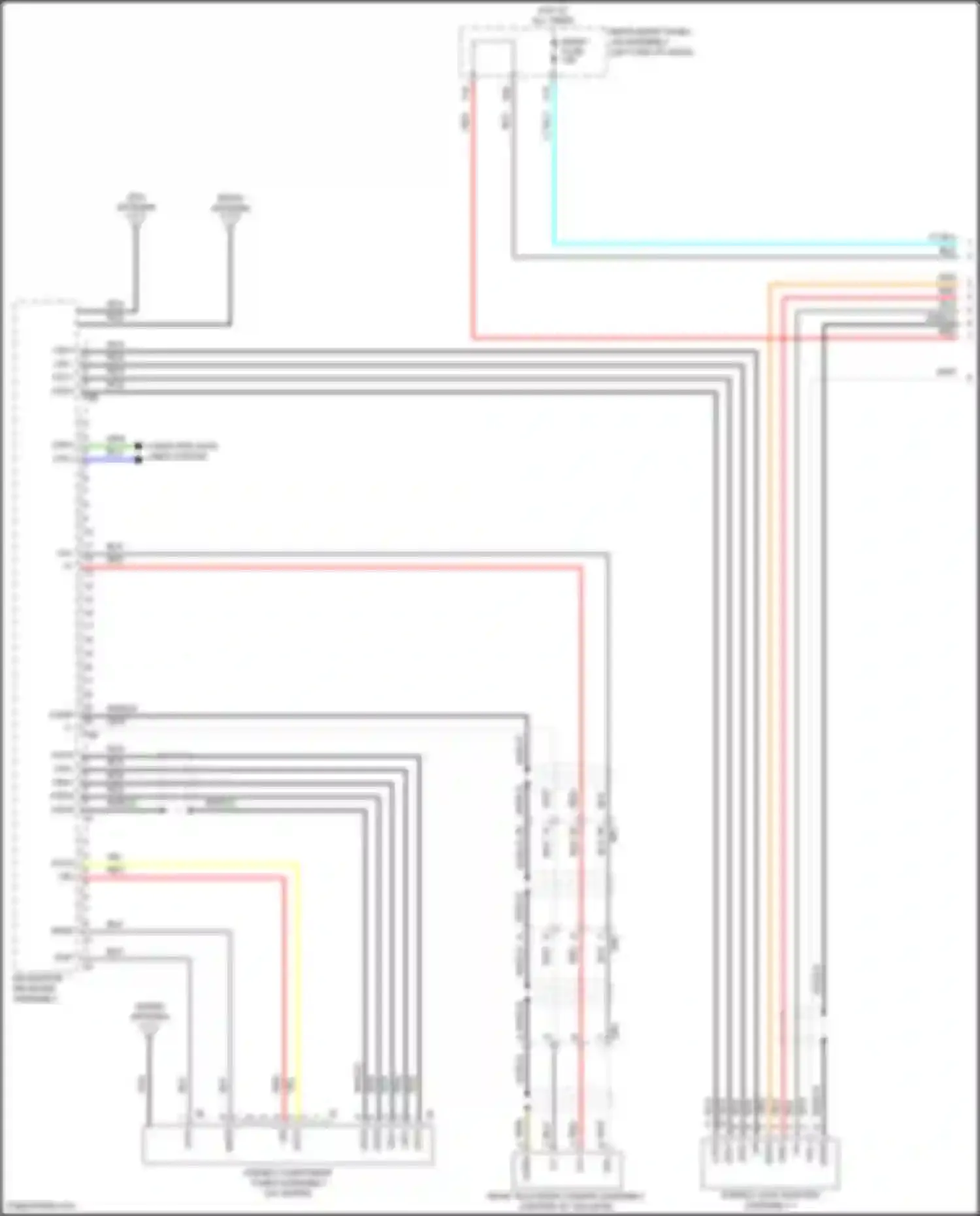 Prius Toyota IV facelift (2018-2023): Navigation circuit, w/ separate amplifier (1 of 4)