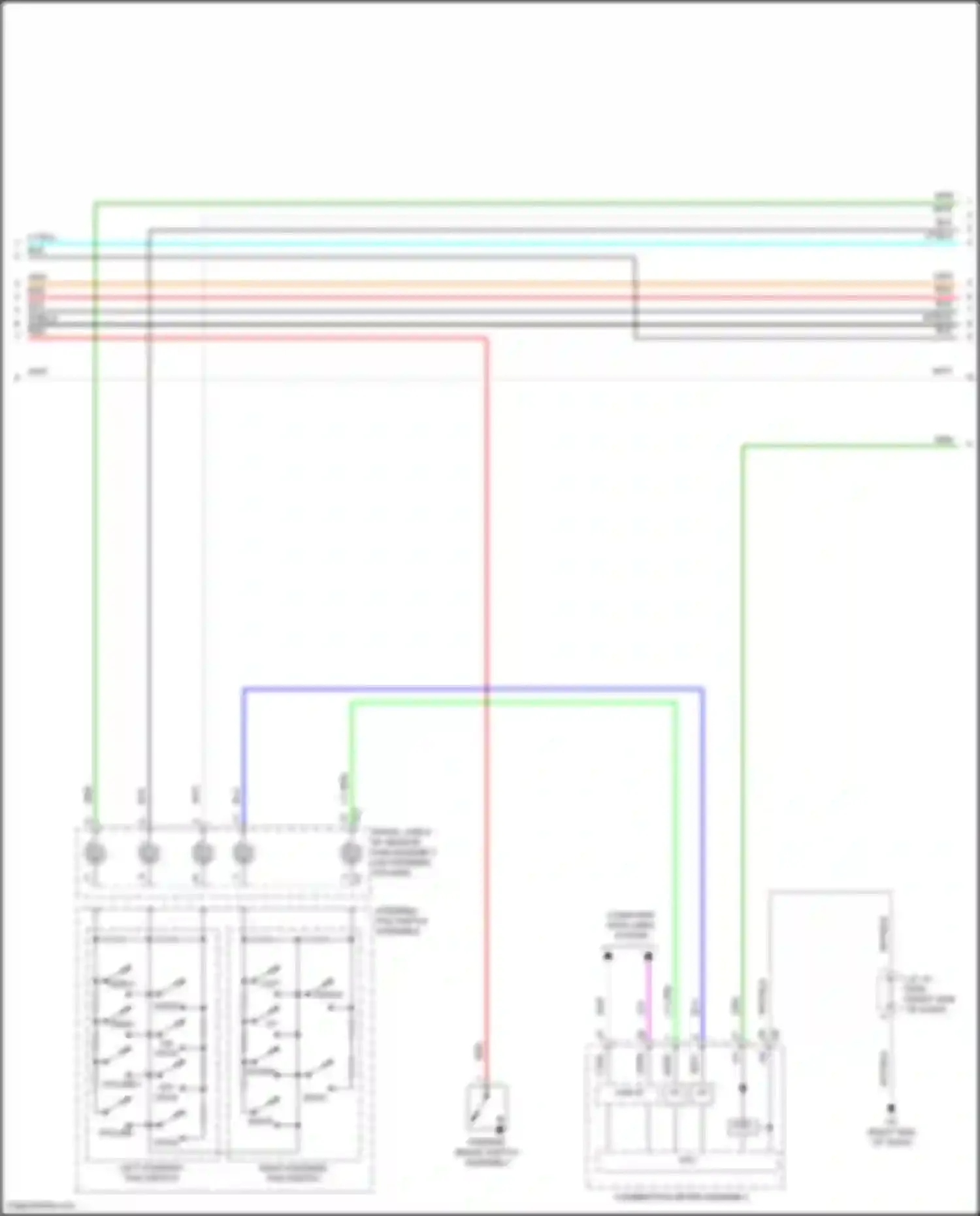Prius Toyota IV facelift (2018-2023): Navigation circuit, w/ separate amplifier (2 of 4)