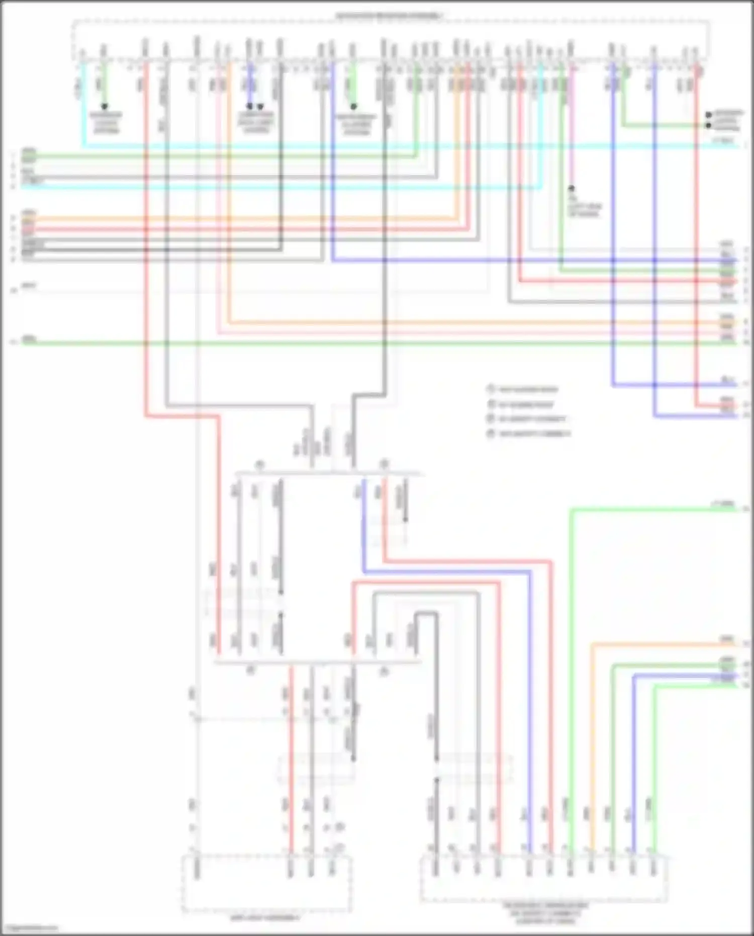 Prius Toyota IV facelift (2018-2023): Navigation circuit, w/ separate amplifier (3 of 4)