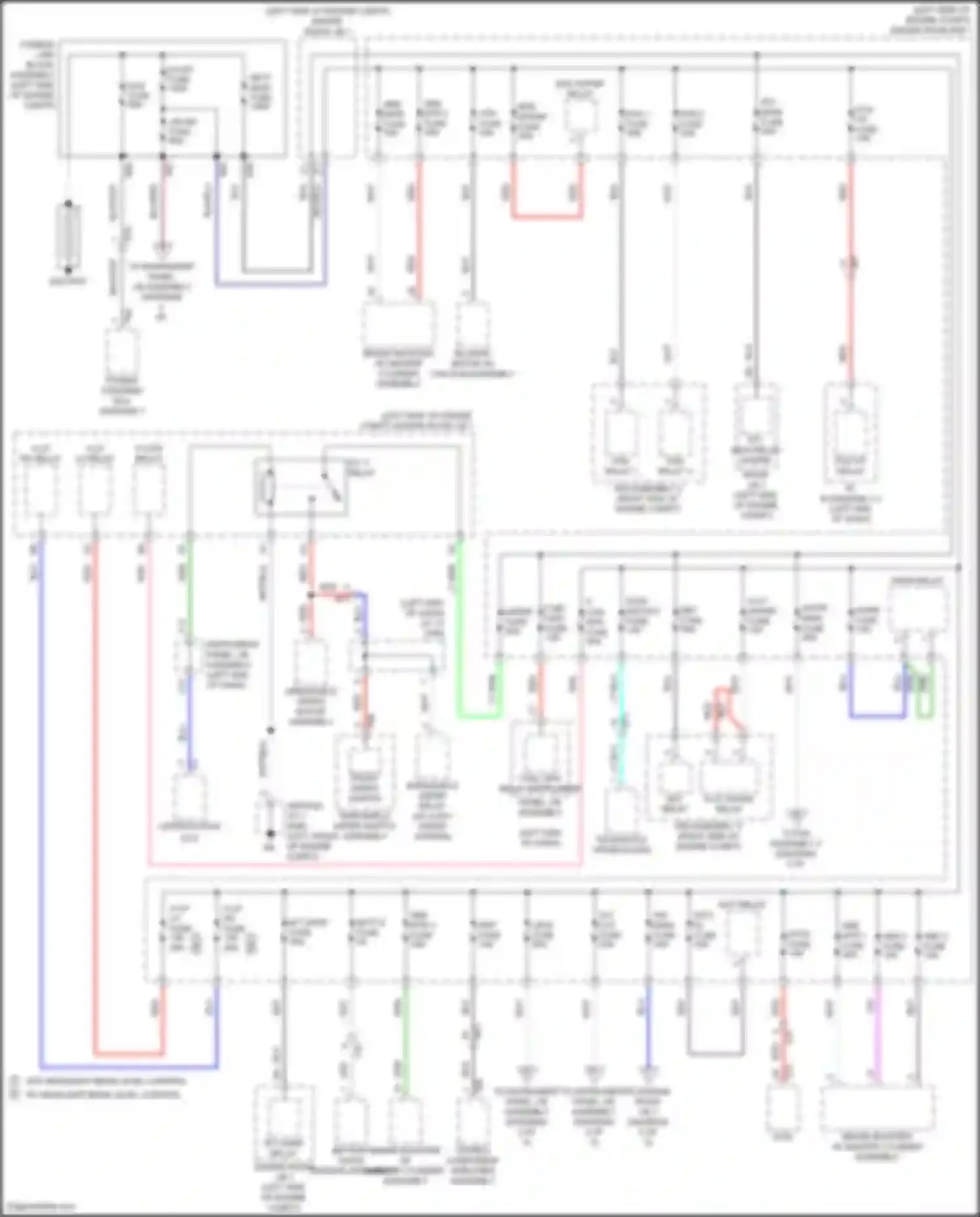 Prius Toyota IV facelift (2018-2023): Power distribution circuit (1 of 5)