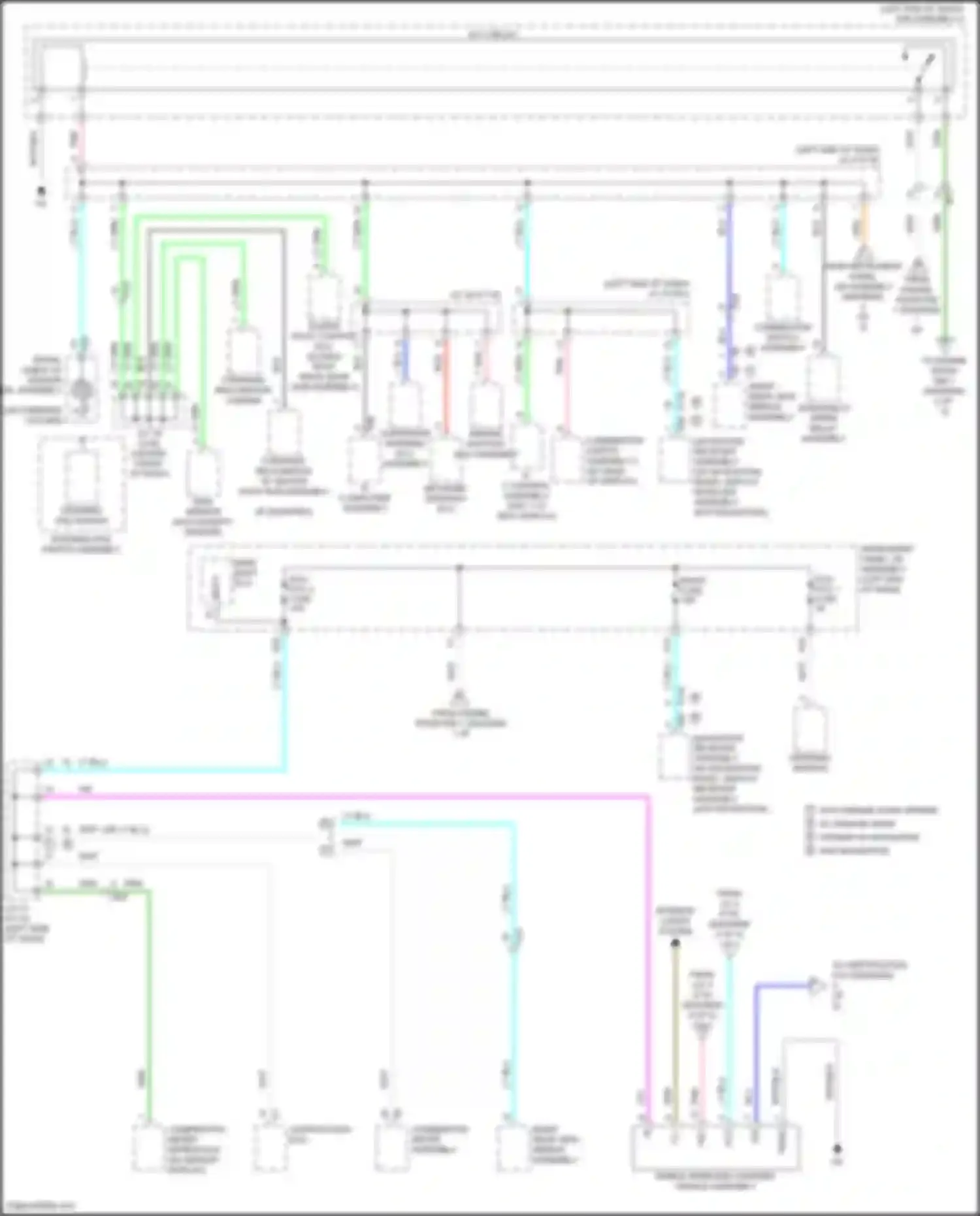Prius Toyota IV facelift (2018-2023): Power distribution circuit (2 of 5)