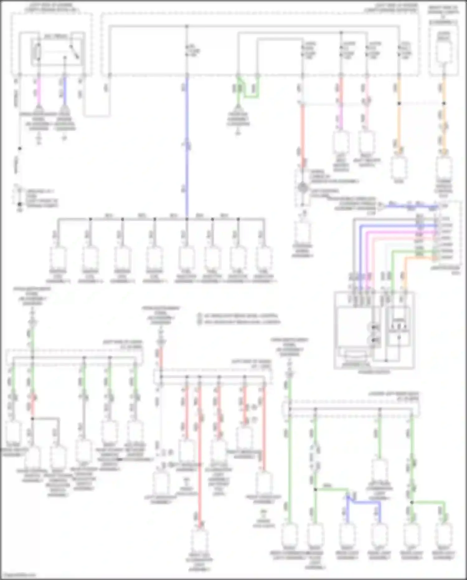 Prius Toyota IV facelift (2018-2023): Power distribution circuit (5 of 5)