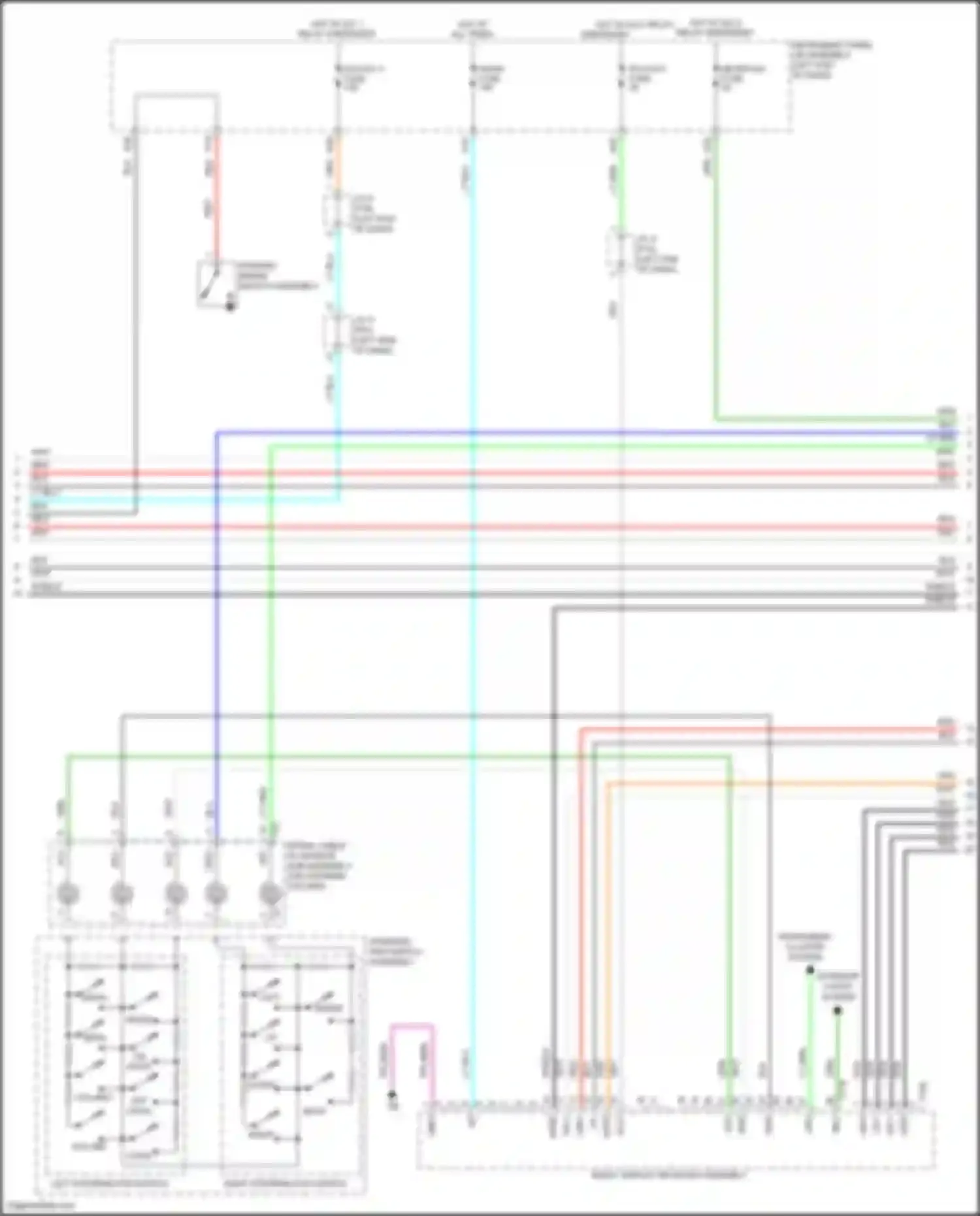 Prius Toyota IV facelift (2018-2023): Radio circuit, w/ built-in amplifier w/o navigation (2 of 3)