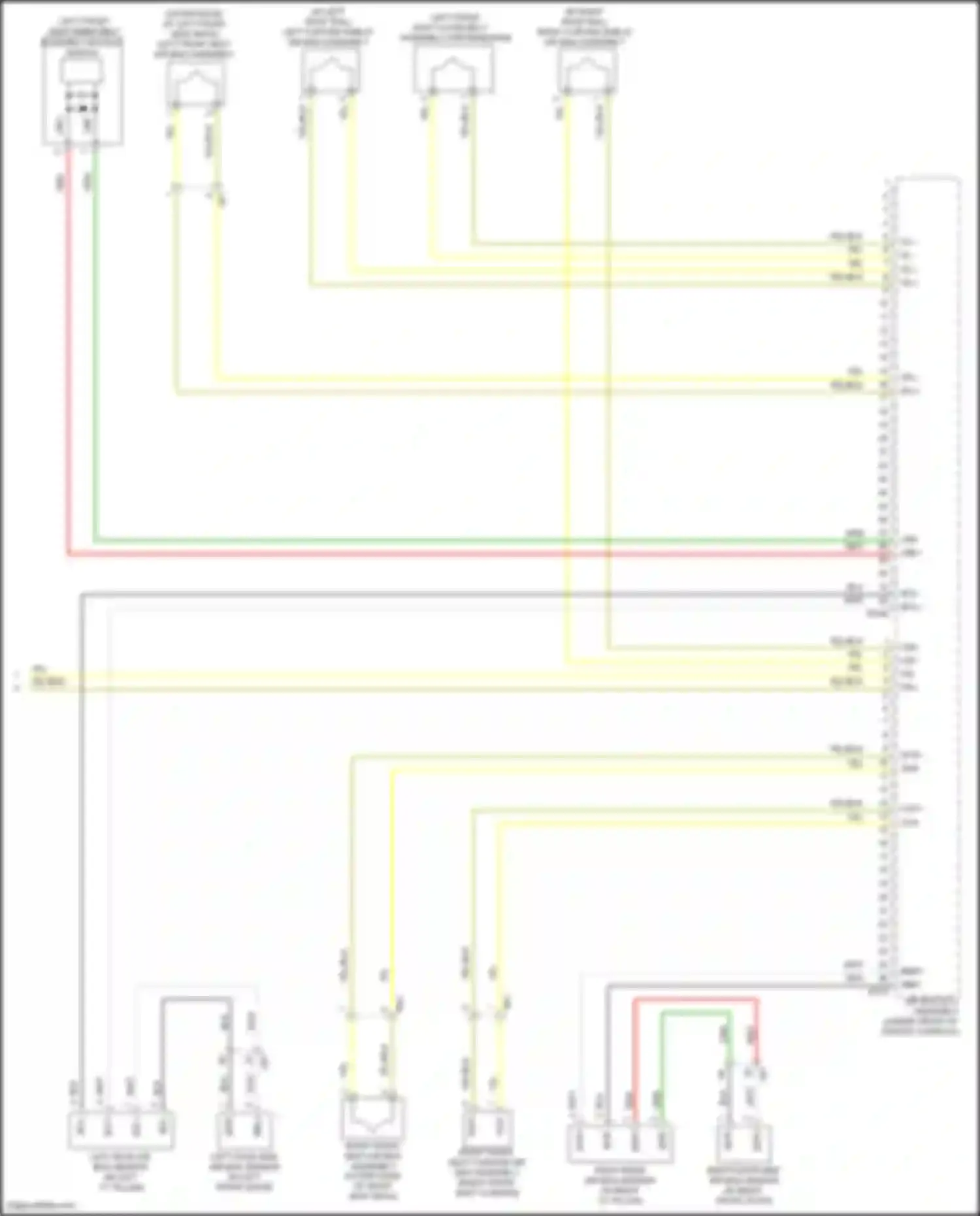 Prius Toyota IV facelift (2018-2023): Supplemental restraints circuit (3 of 3)