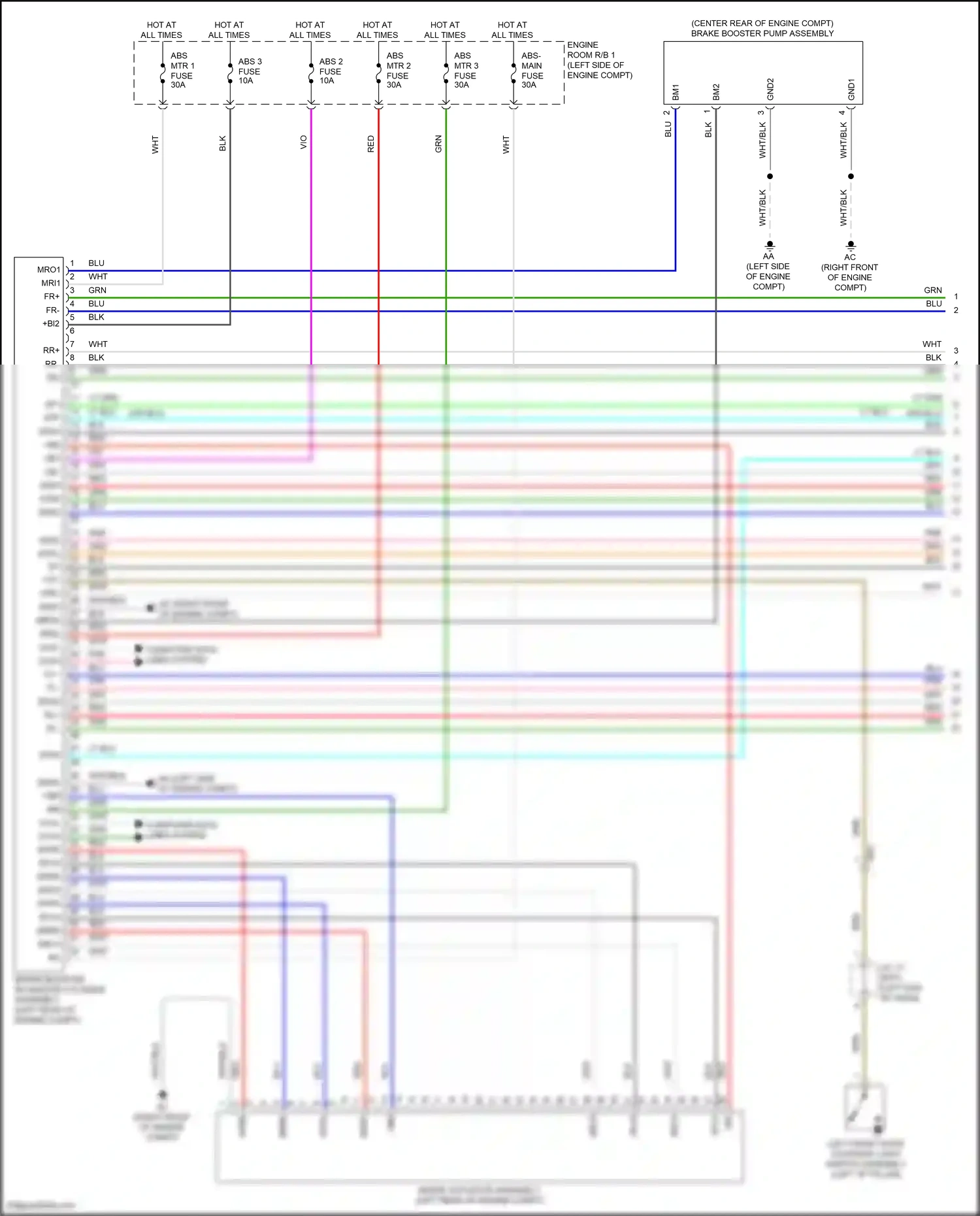 Toyota Prius IV (2015-2019) computer data lines system wiring diagram  (51 of 66)
