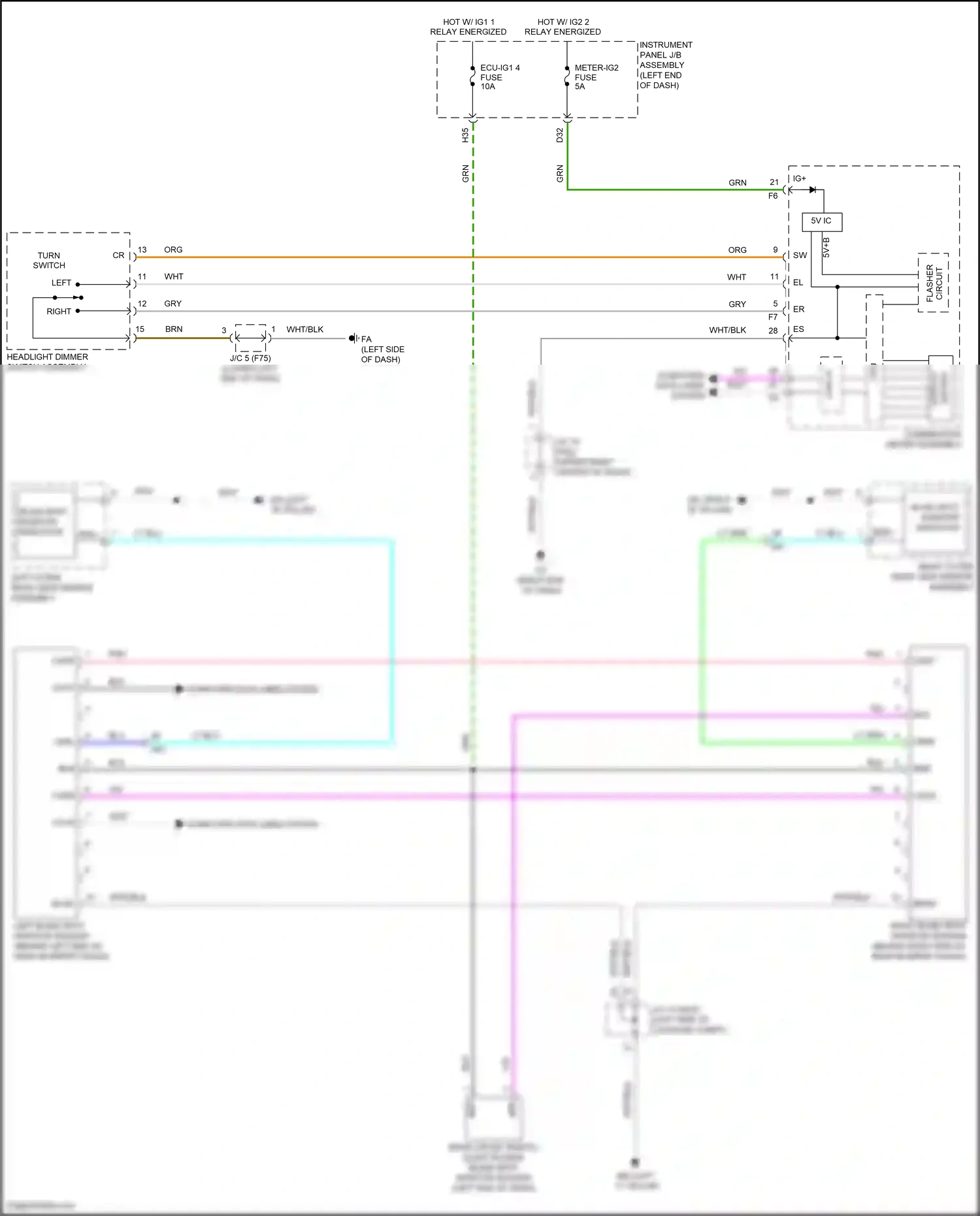 Toyota Prius IV (2015-2019) computer data lines system wiring diagram  (21 of 66)