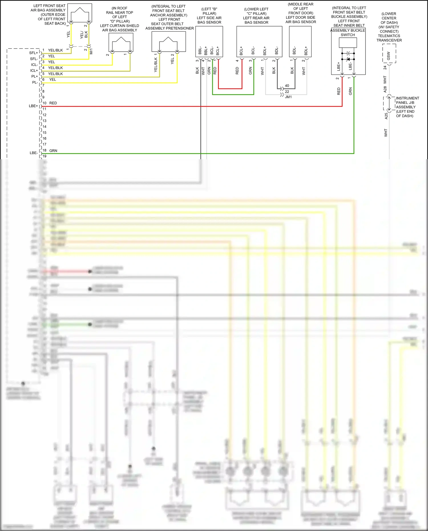 Toyota Prius IV (2015-2019) computer data lines system wiring diagram  (10 of 66)