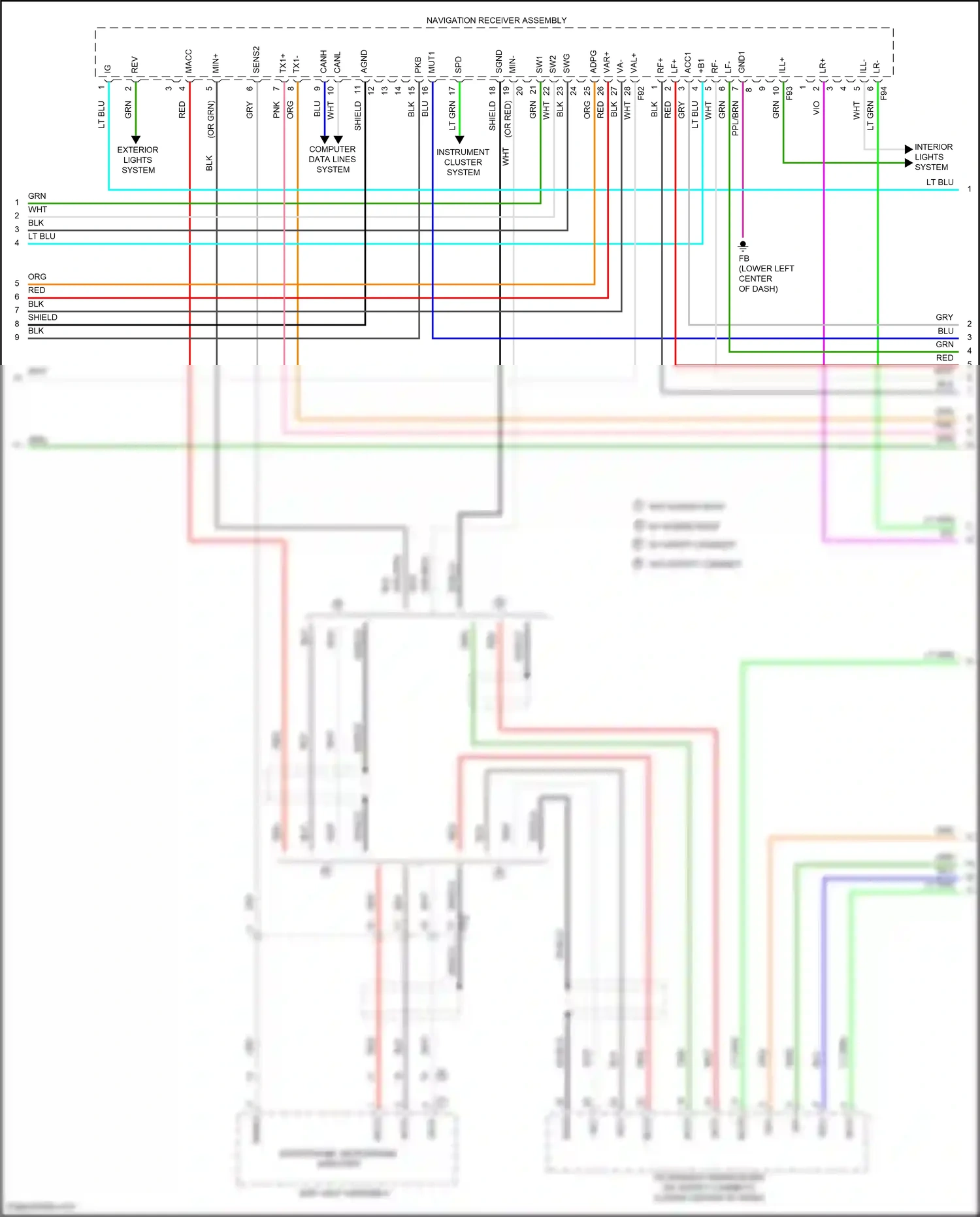 Toyota Prius IV (2015-2019) computer data lines system wiring diagram  (39 of 66)
