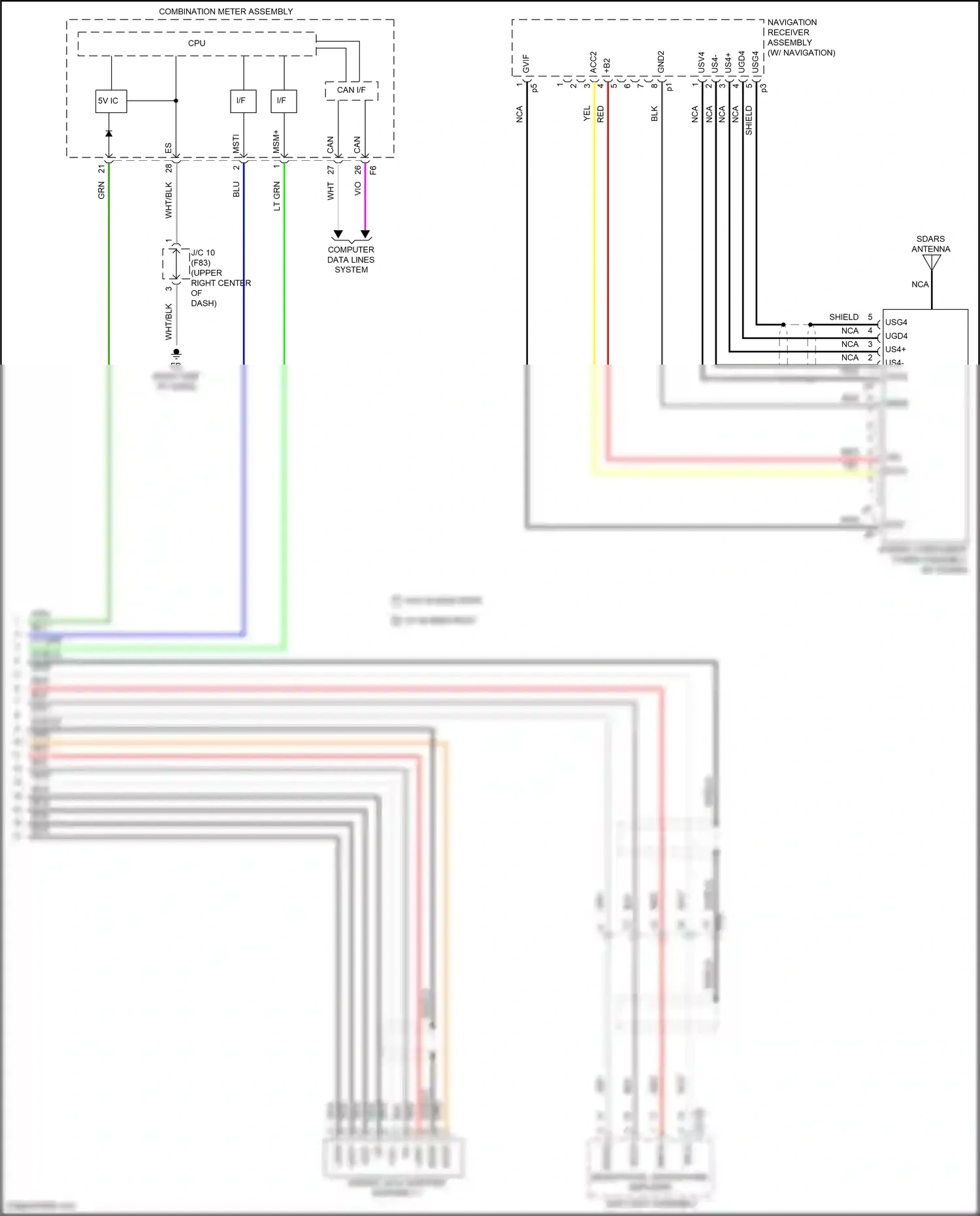 Toyota Prius IV (2015-2019) computer data lines system wiring diagram  (25 of 66)