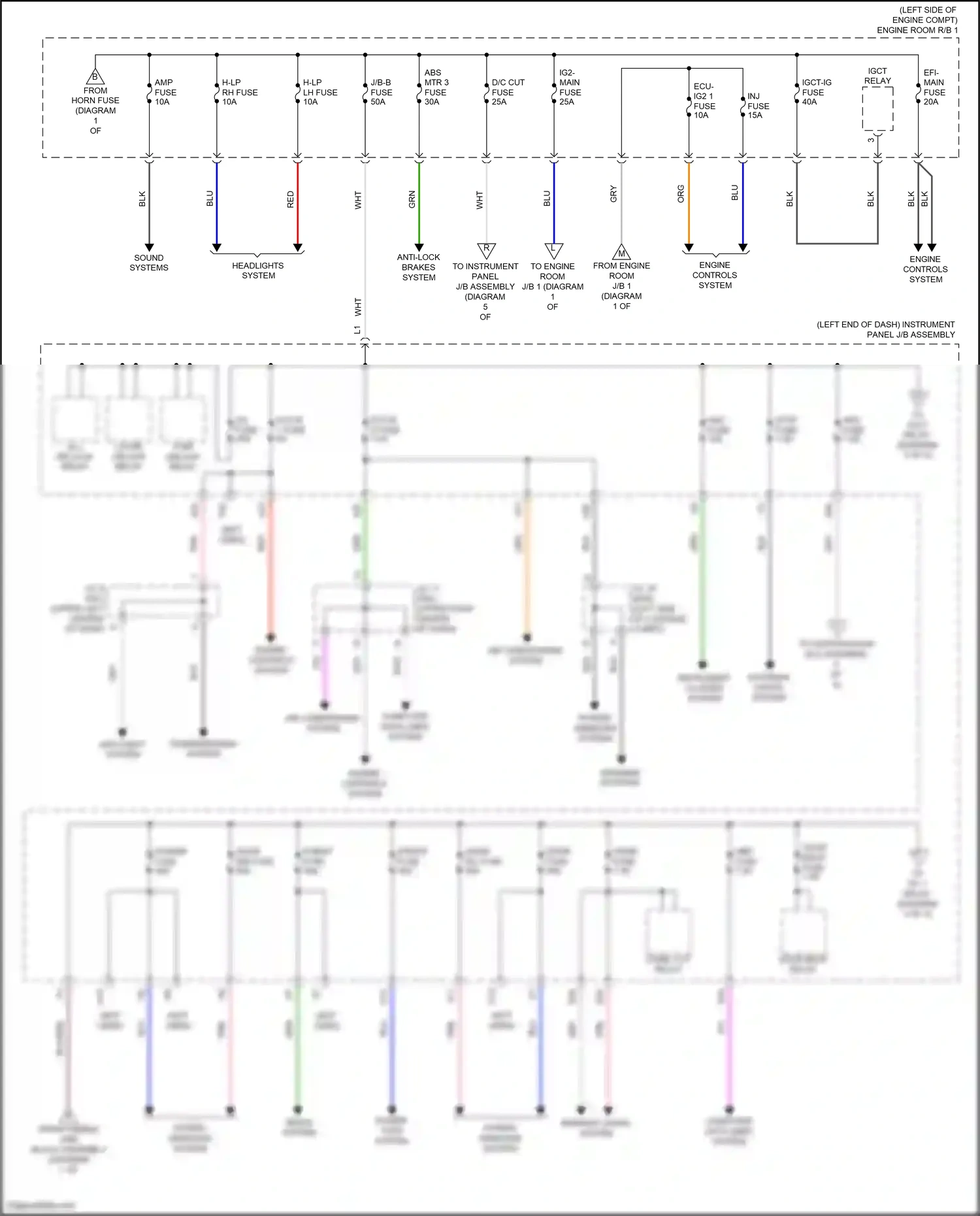 Toyota Prius IV (2015-2019) computer data lines system wiring diagram  (4 of 66)