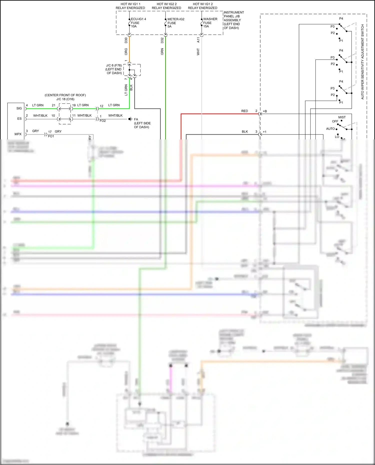 Toyota Prius IV (2015-2019) computer data lines system wiring diagram  (46 of 66)