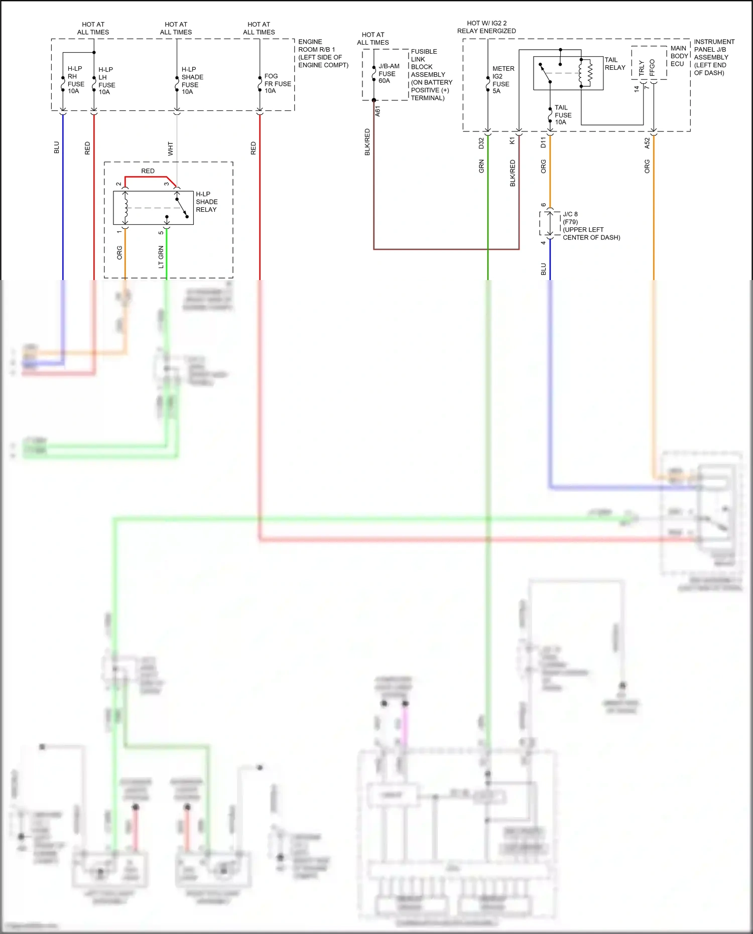 Toyota Prius IV (2015-2019) computer data lines system wiring diagram  (17 of 66)