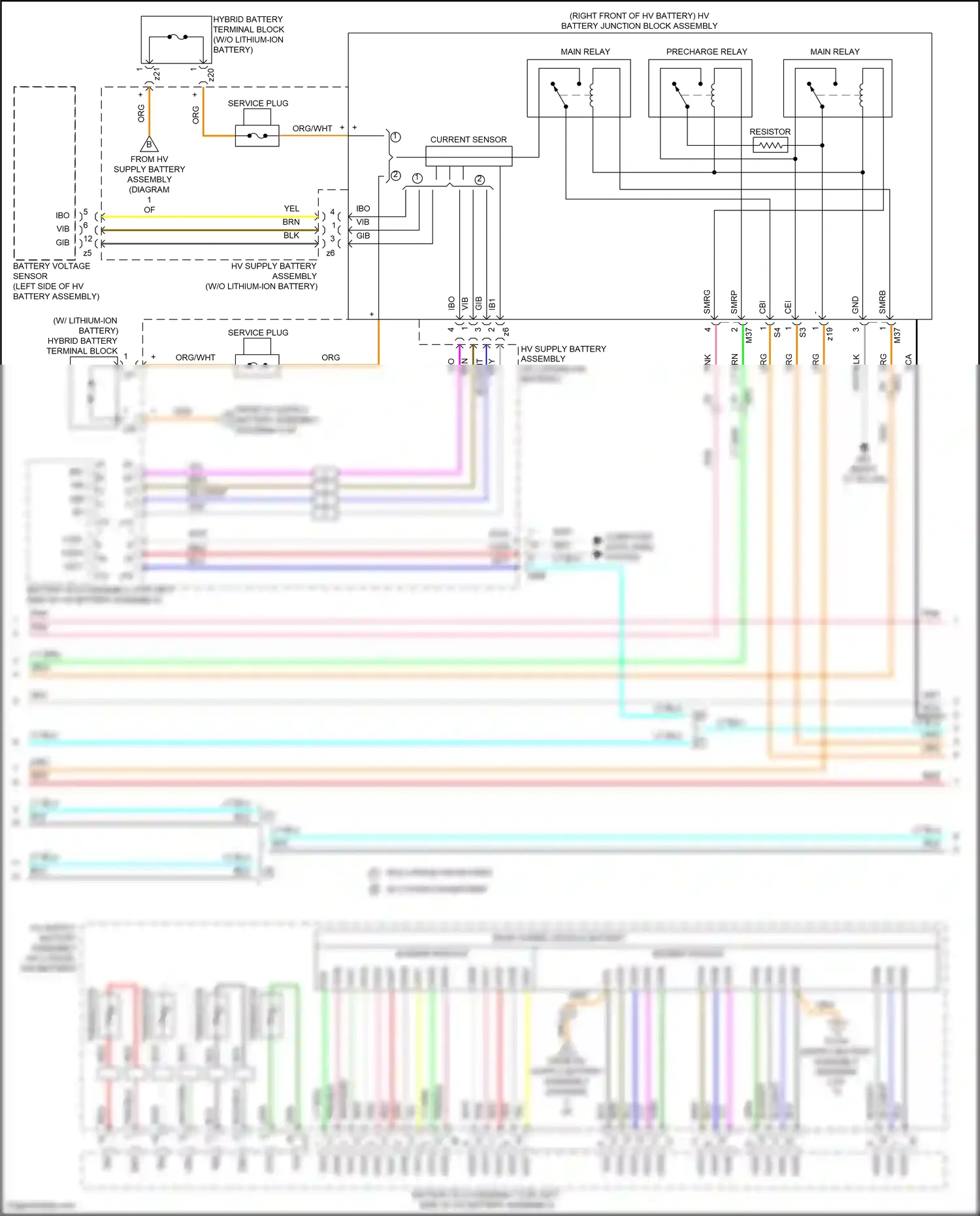 Toyota Prius IV (2015-2019) computer data lines system wiring diagram  (63 of 66)