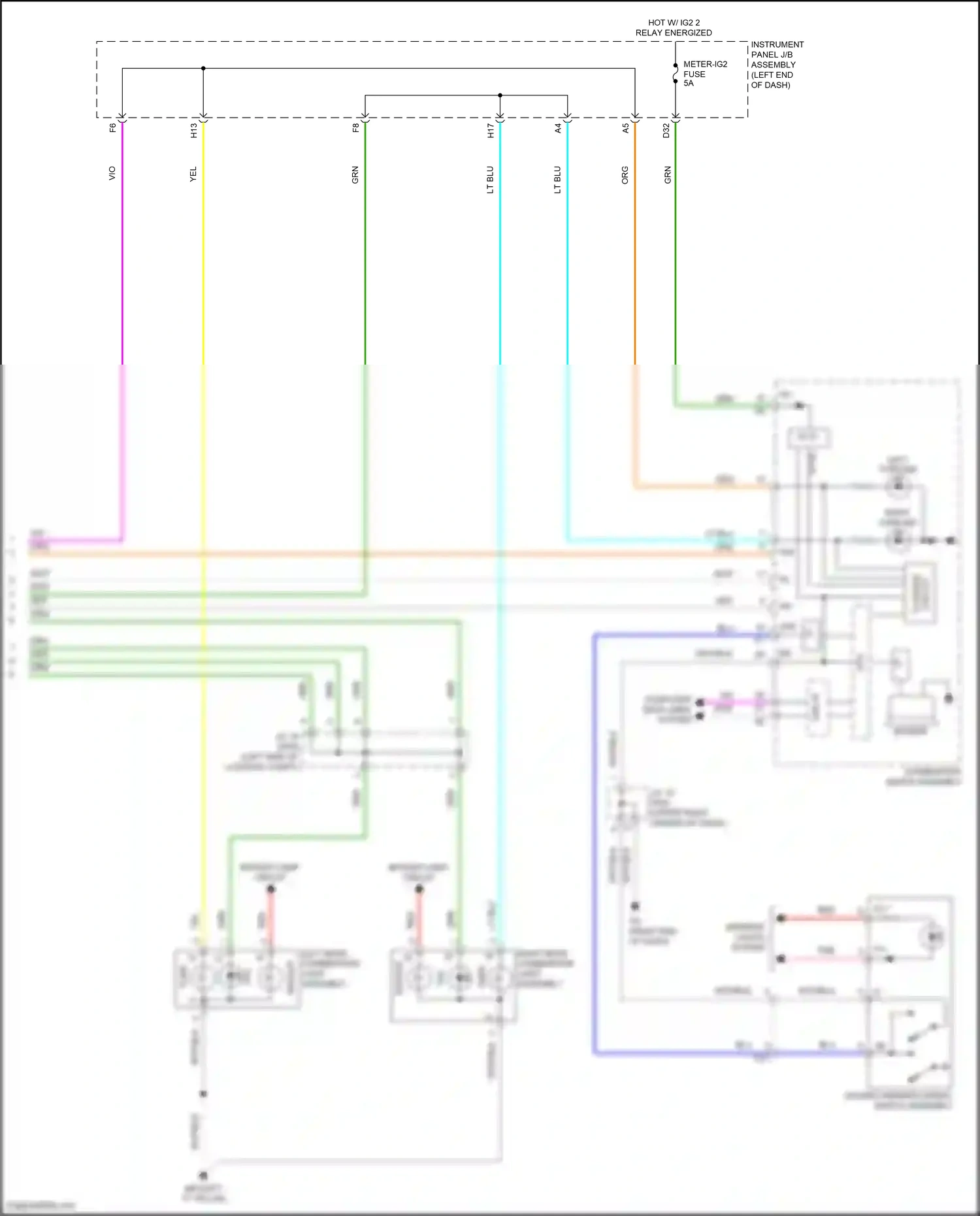 Toyota Prius IV (2015-2019) computer data lines system wiring diagram  (44 of 66)